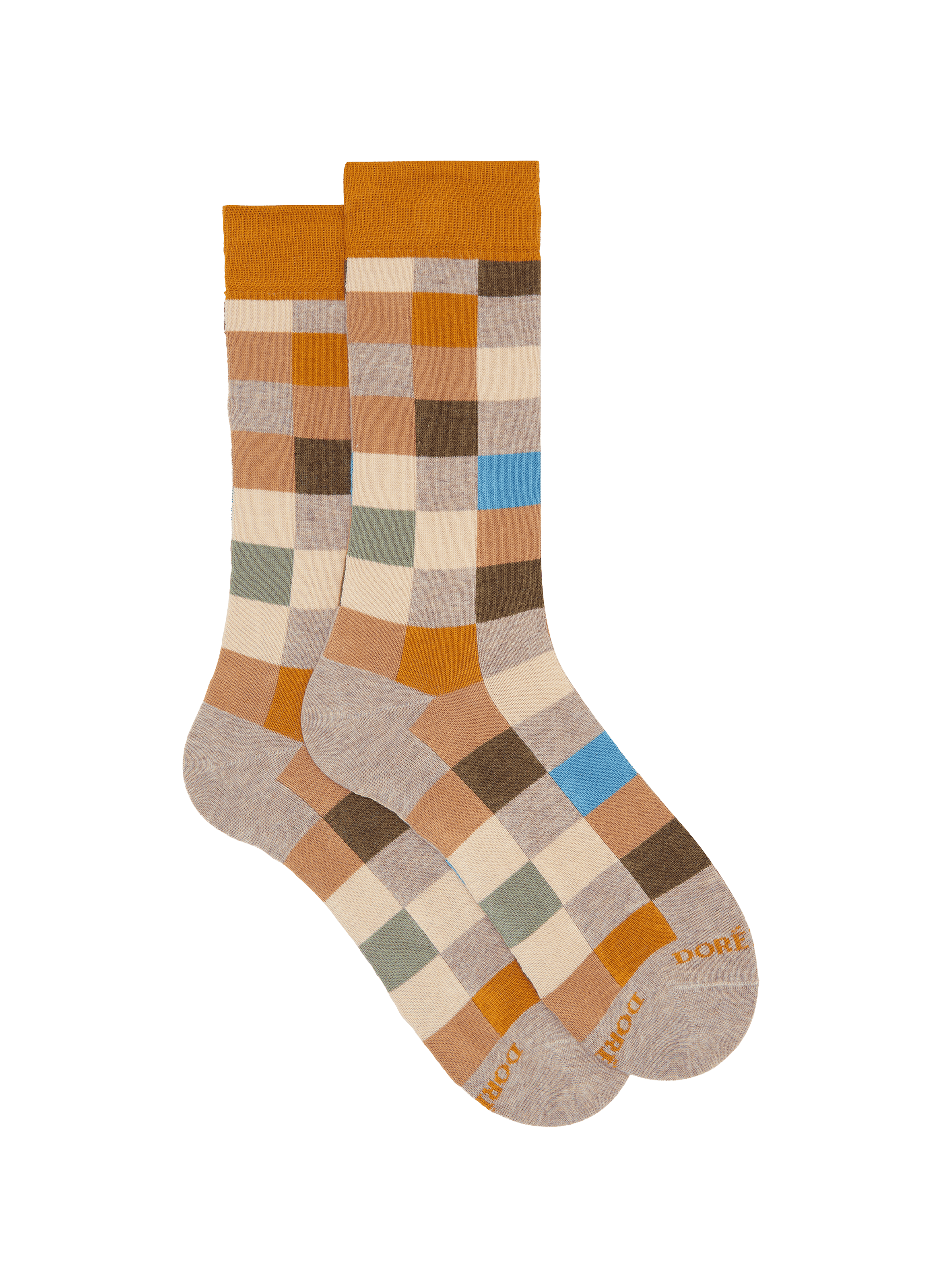 Printed cotton Socks DORÉ DORÉ Beige
