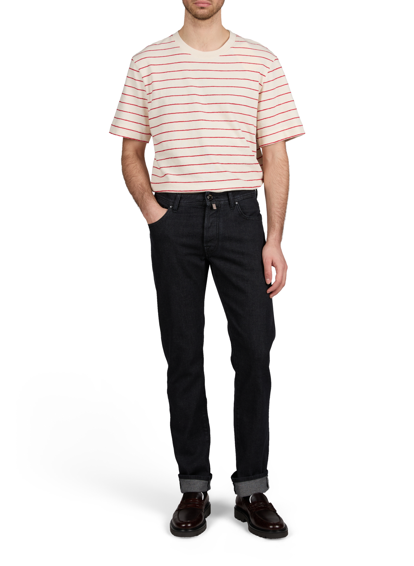 Striped T-shirt NN.07 Red