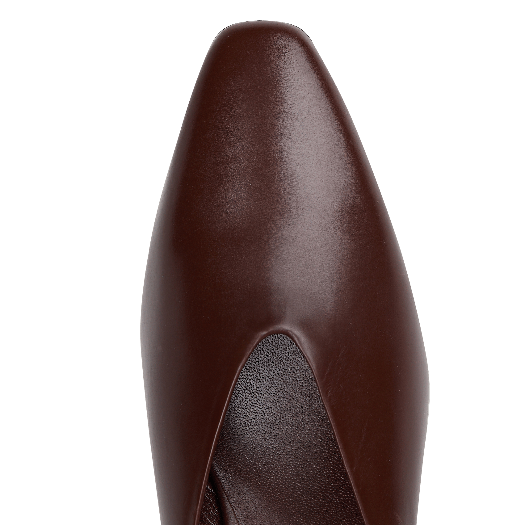 Mules à talon en cuir amalie SOEUR Marron