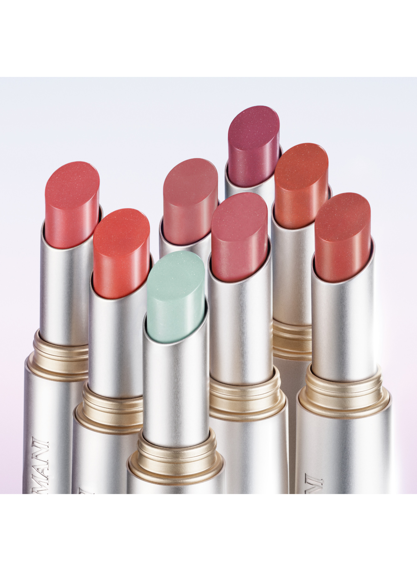 Prisma Glass Lip Balm intense color and shine ARMANI Crimson flash