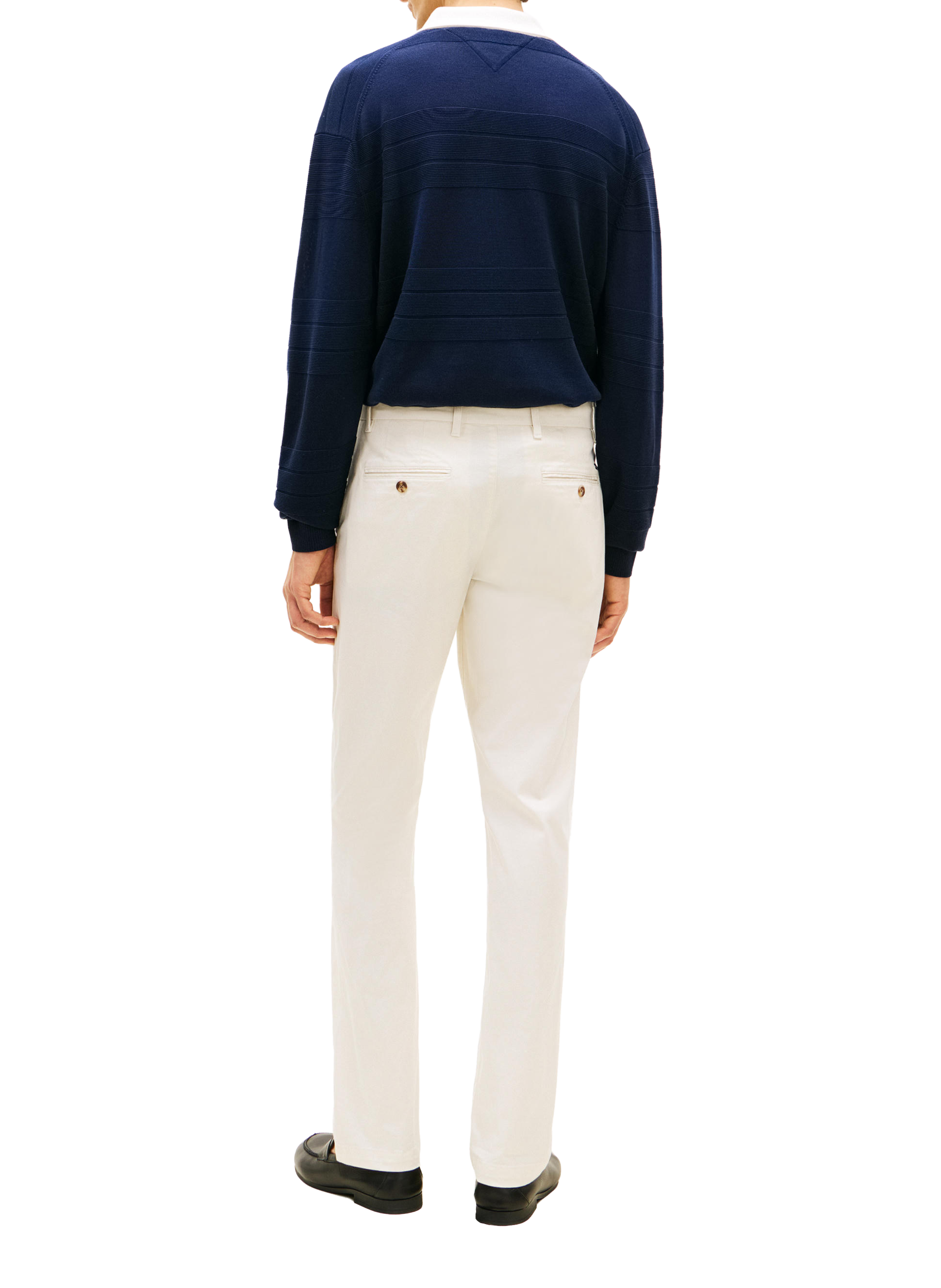 Straight cut cotton pants TOMMY HILFIGER Beige