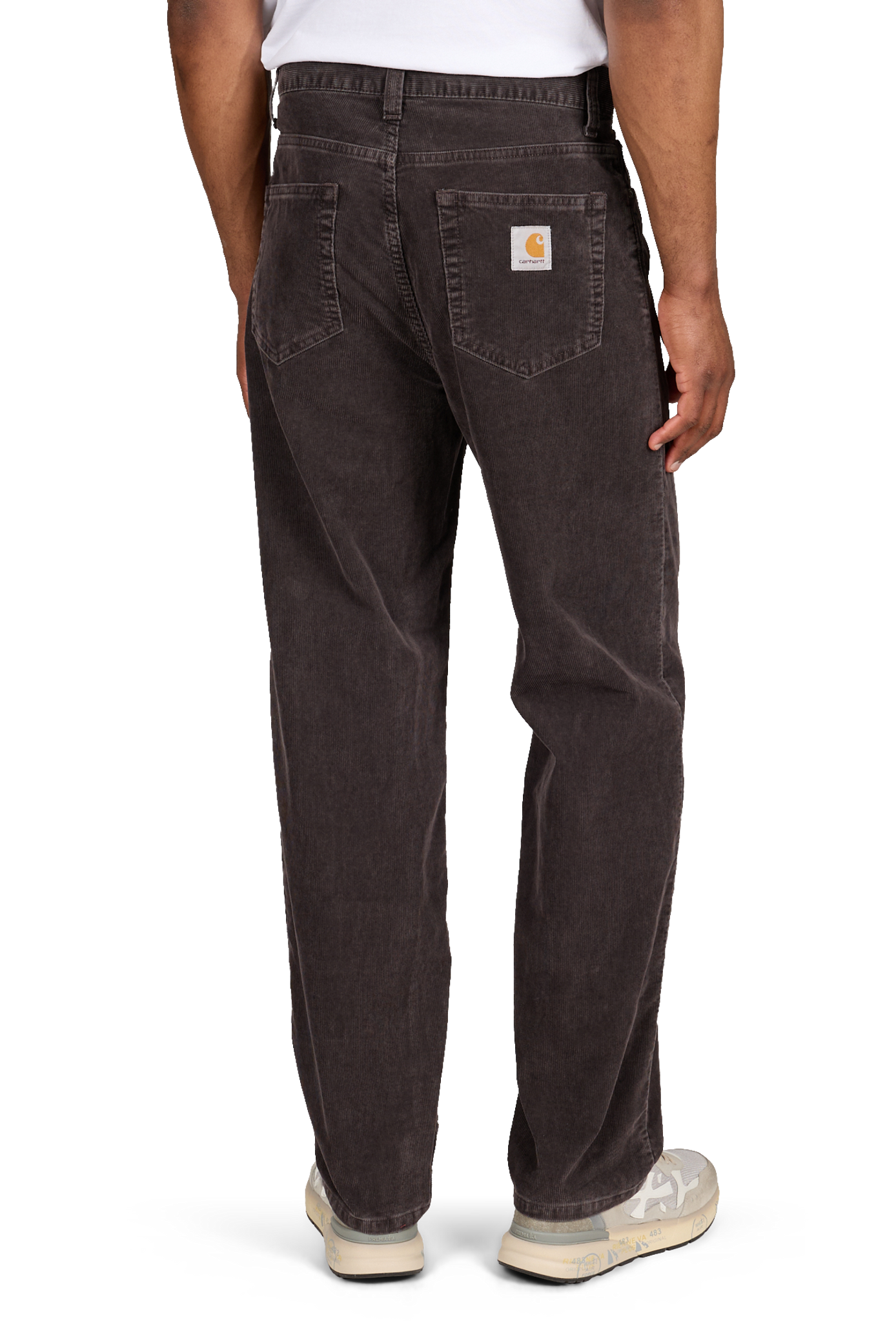 Cotton corduroy trousers CARHARTT WIP Brown