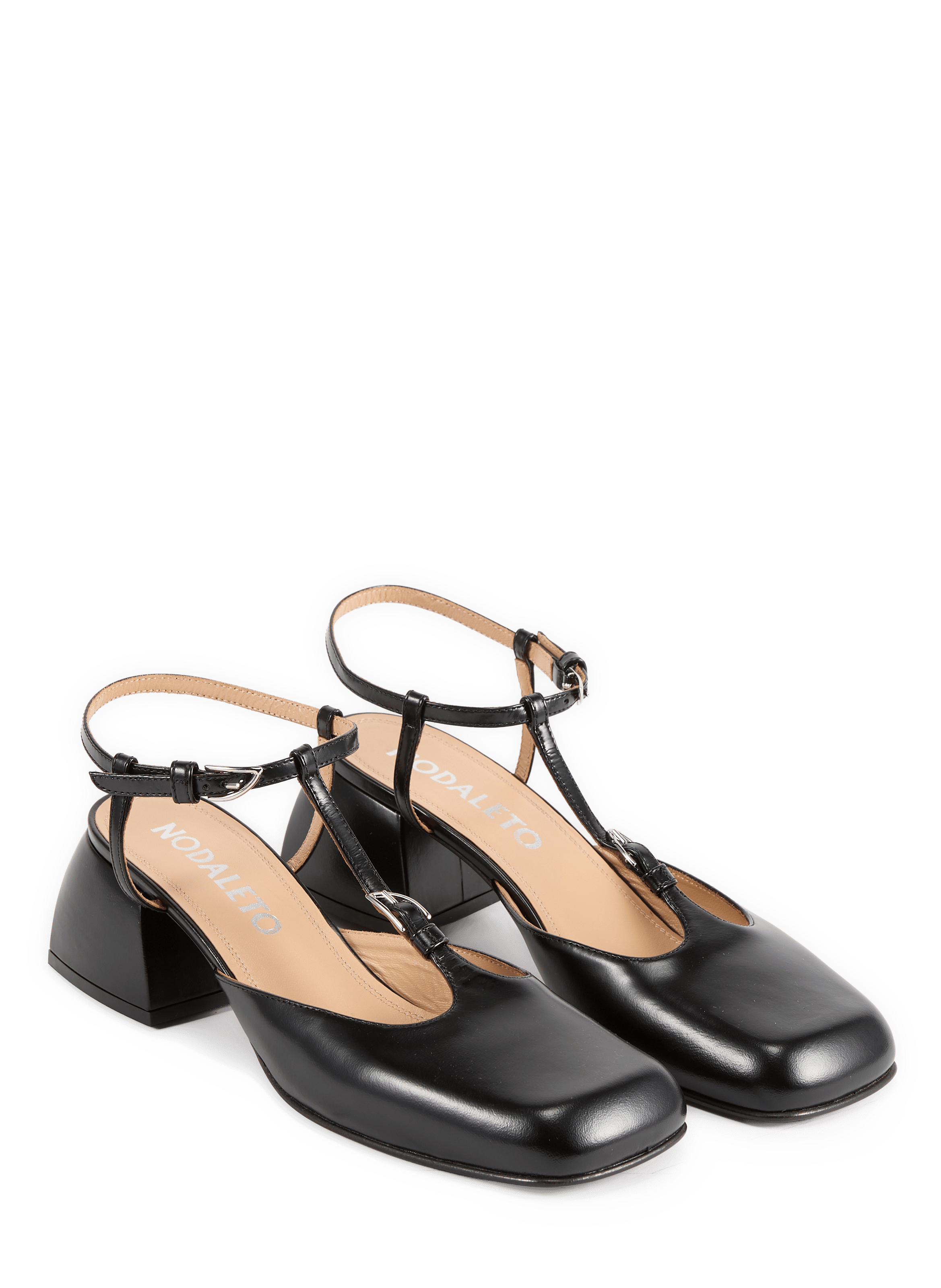 Babies Bulla Cara en cuir NODALETO Noir