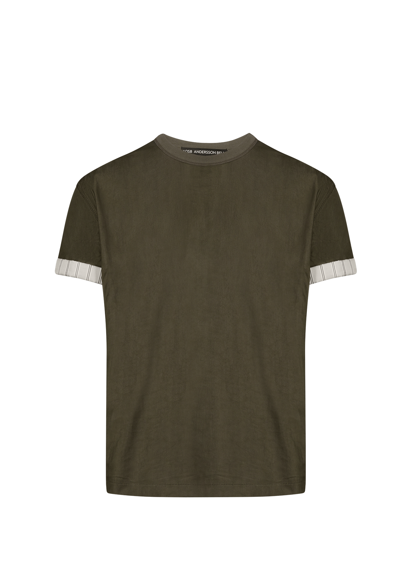 Round neck mesh T-shirt ANDERSSON BELL Khaki