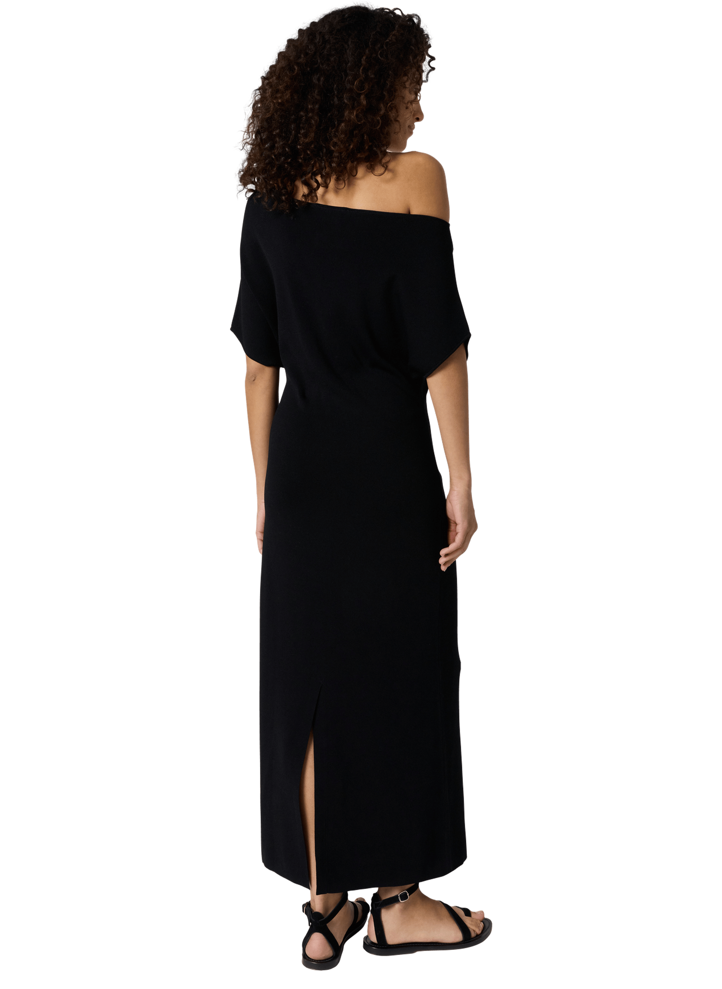 Robe longue en jersey - aubrine GERARD DAREL Noir