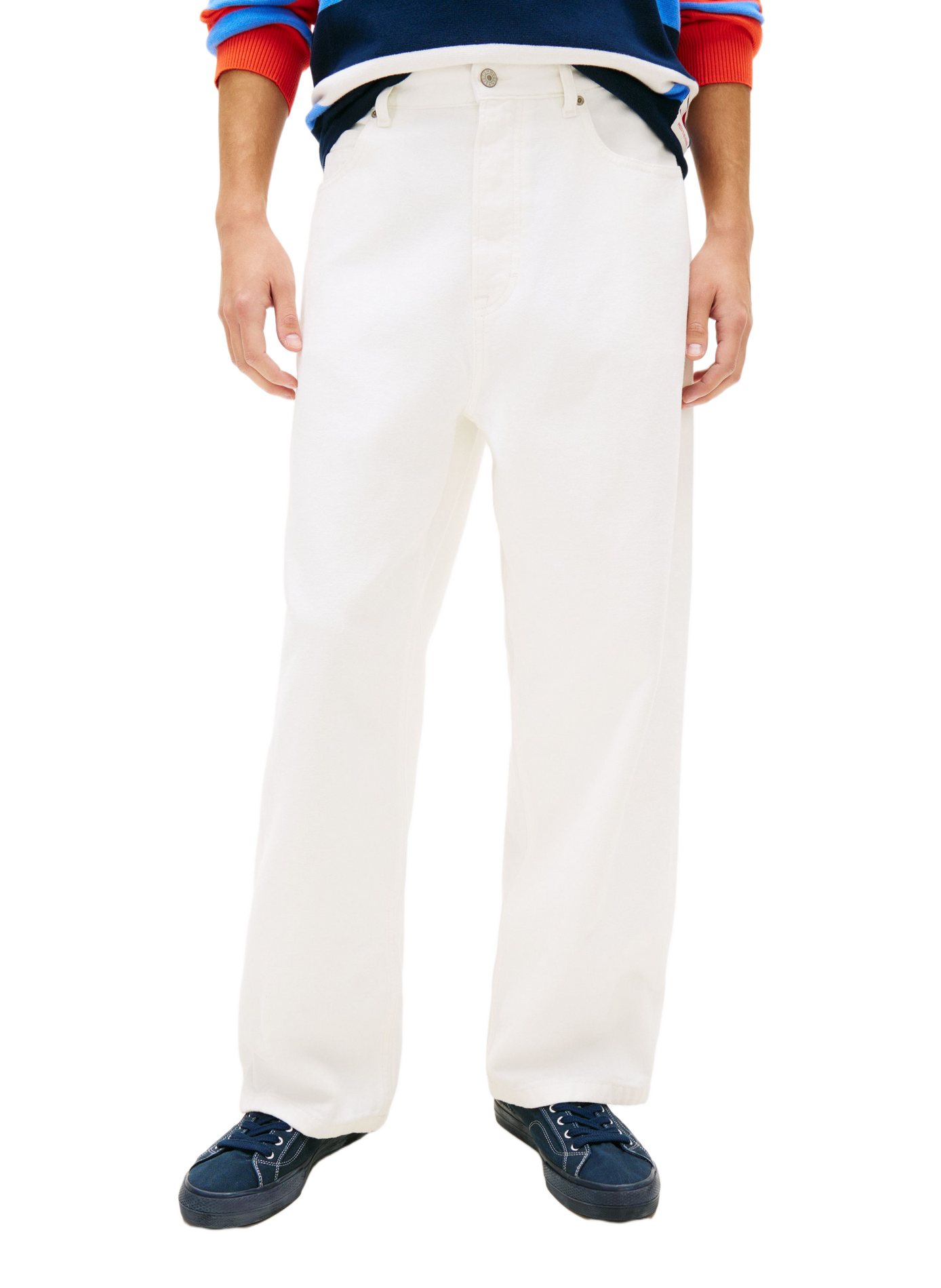 Weite Baumwollhose Théo TOMMY HILFIGER Beige