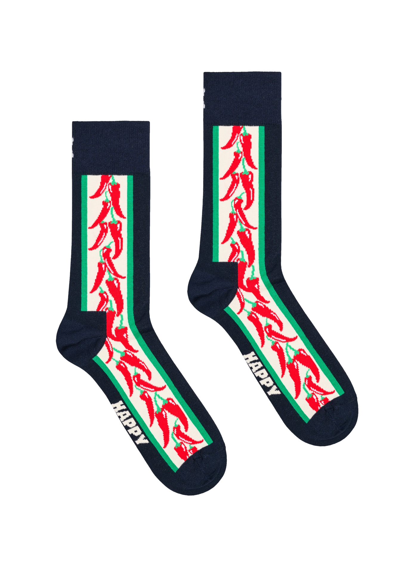 Chaussettes hautes imprimées en coton mélangé HAPPY SOCKS Multicolore