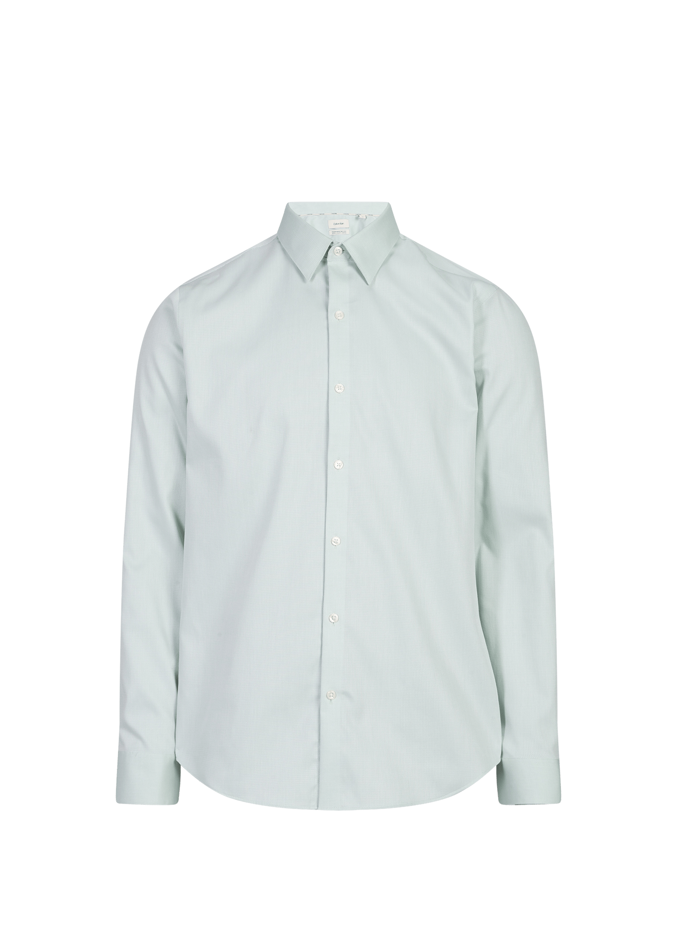 Slim cotton-blend shirt CALVIN KLEIN Green