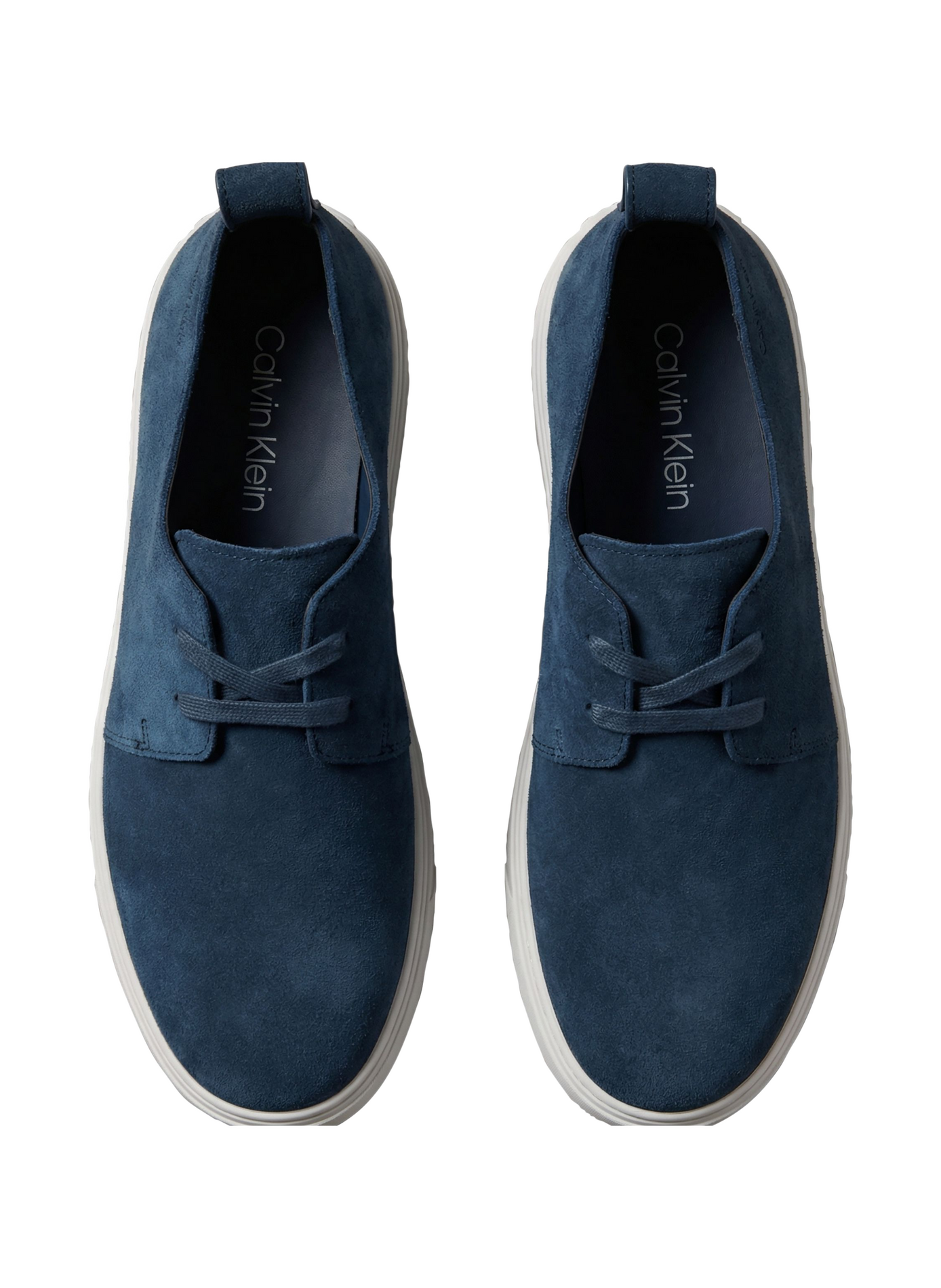 Derbies unies en cuir  CALVIN KLEIN Bleu