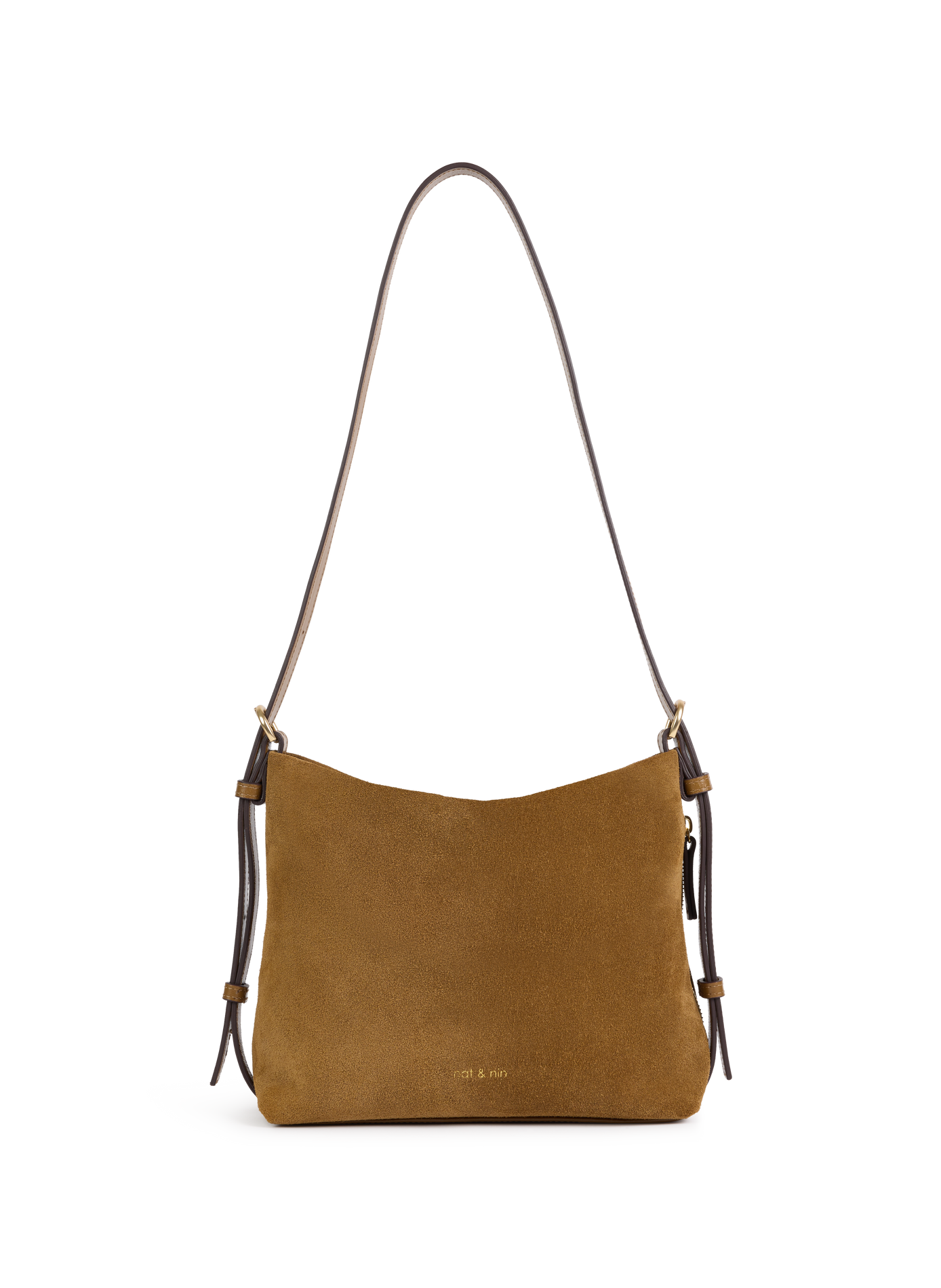 Sac porté épaule Mini Moreen en cuir NAT & NIN Marron