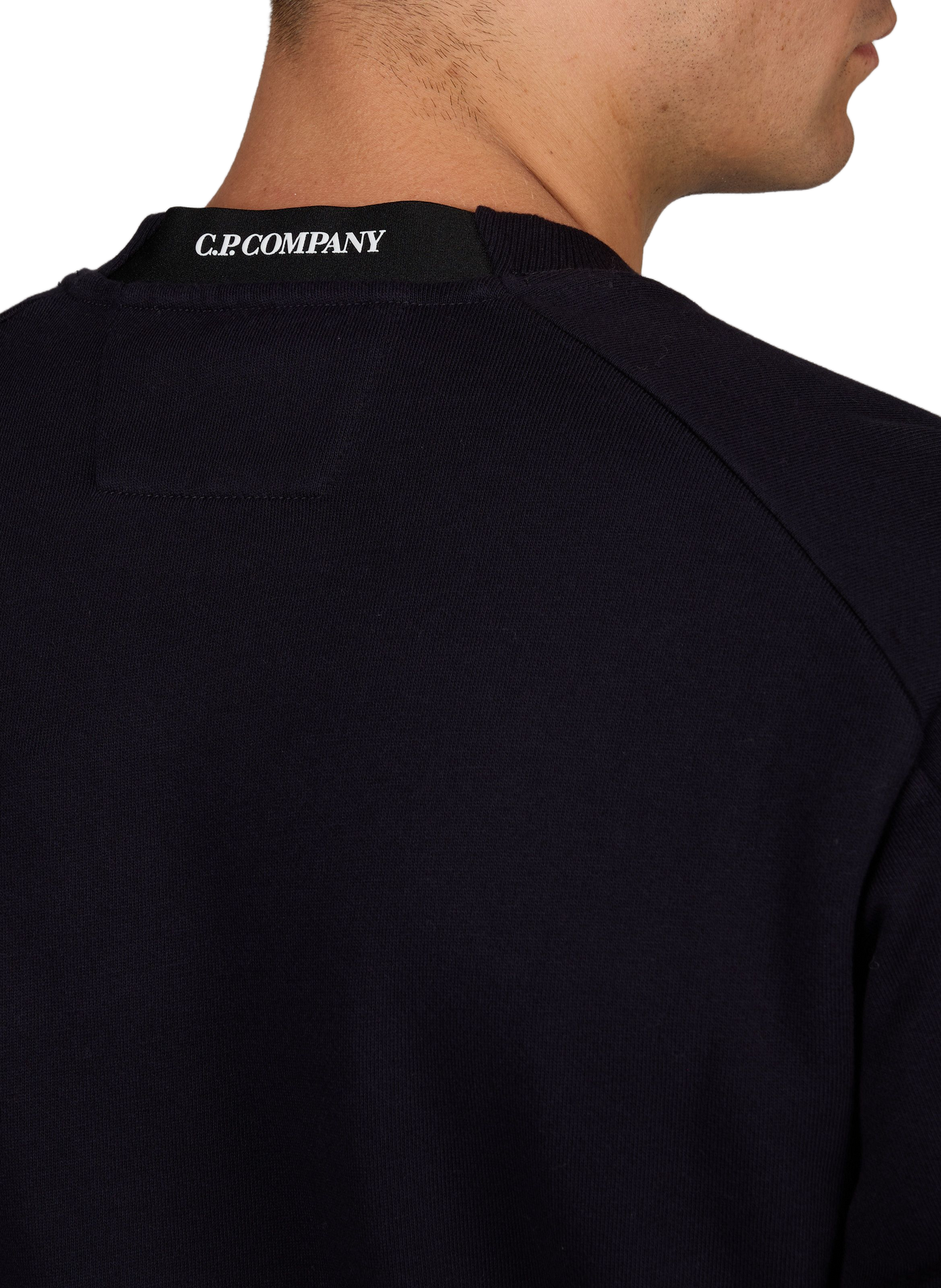 Sweat col rond en coton | Bleu CP COMPANY Homme