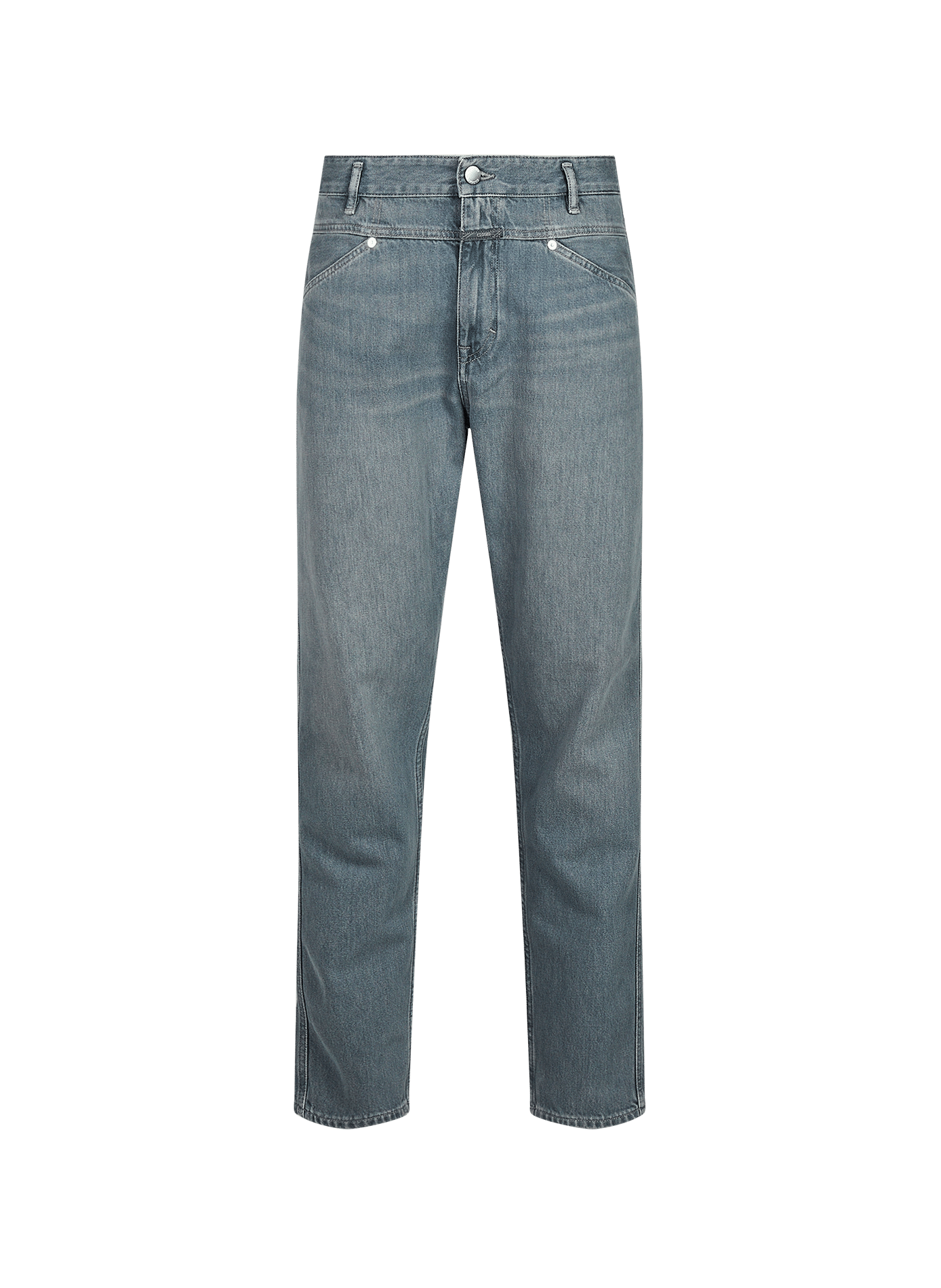 X-Lent Tapered Straight Leg Cotton Jeans CLOSED Grey
