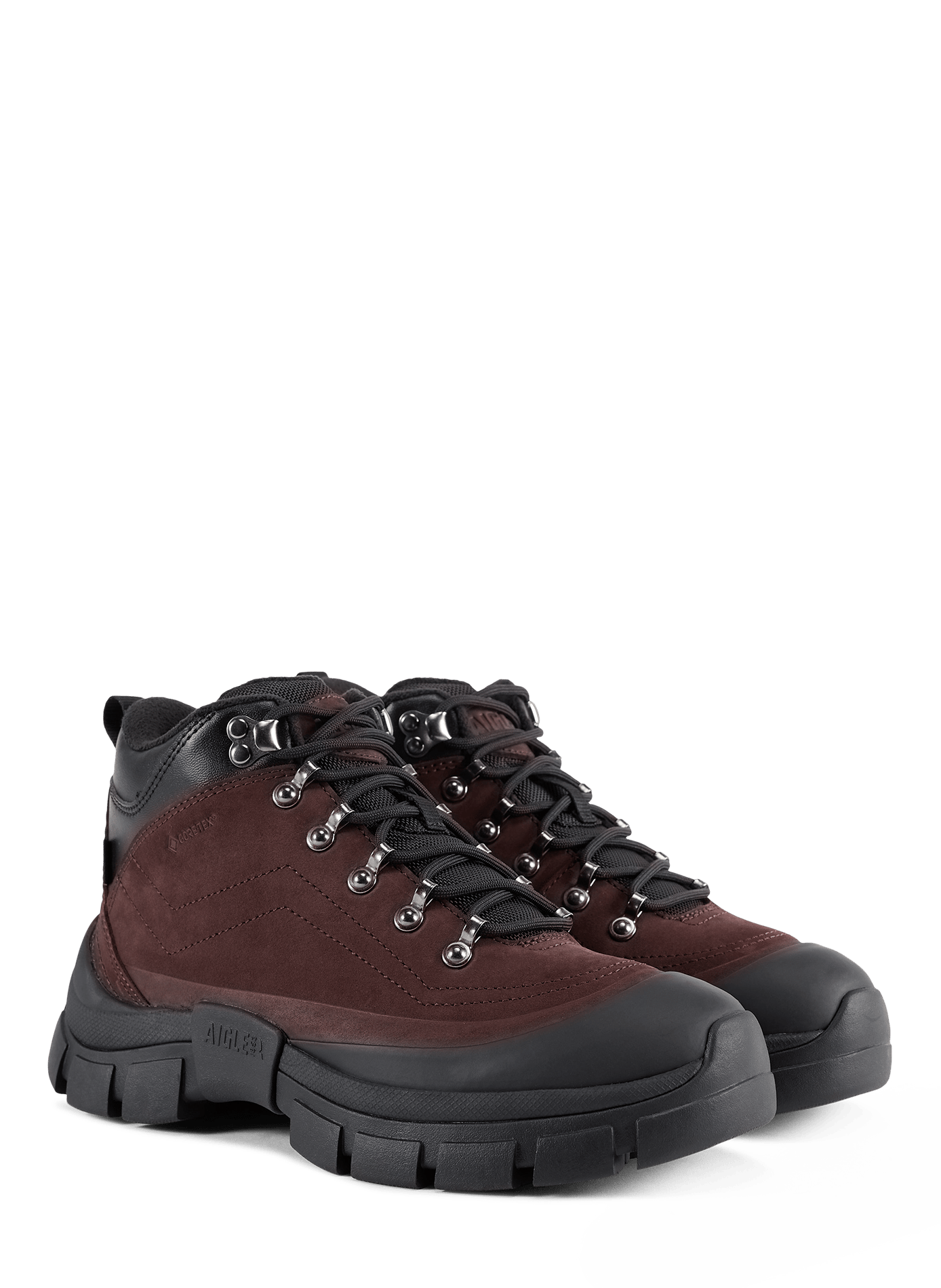 Tenere GTX leather trainers AIGLE Brown