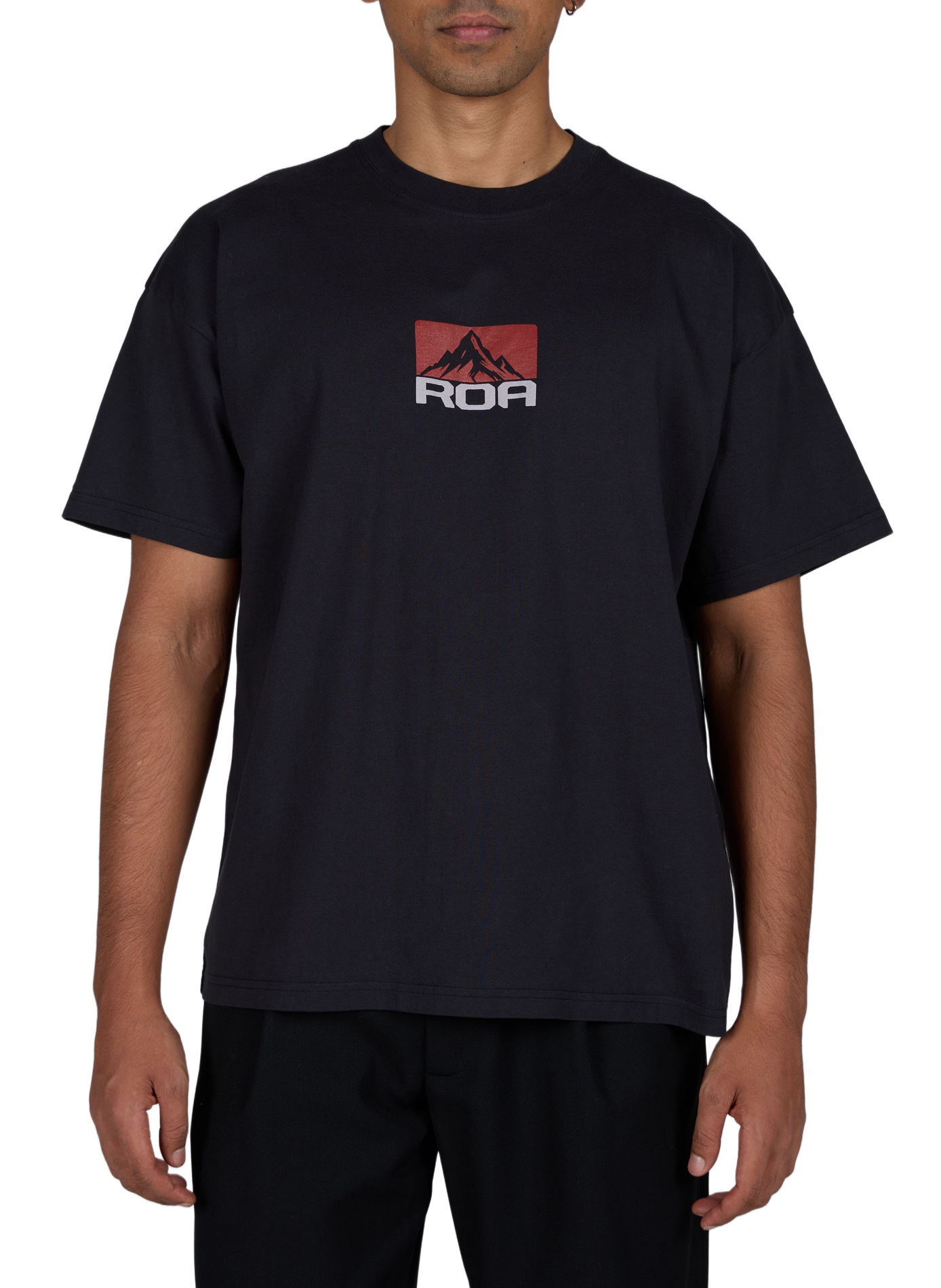 Round neck T-shirt ROA Black