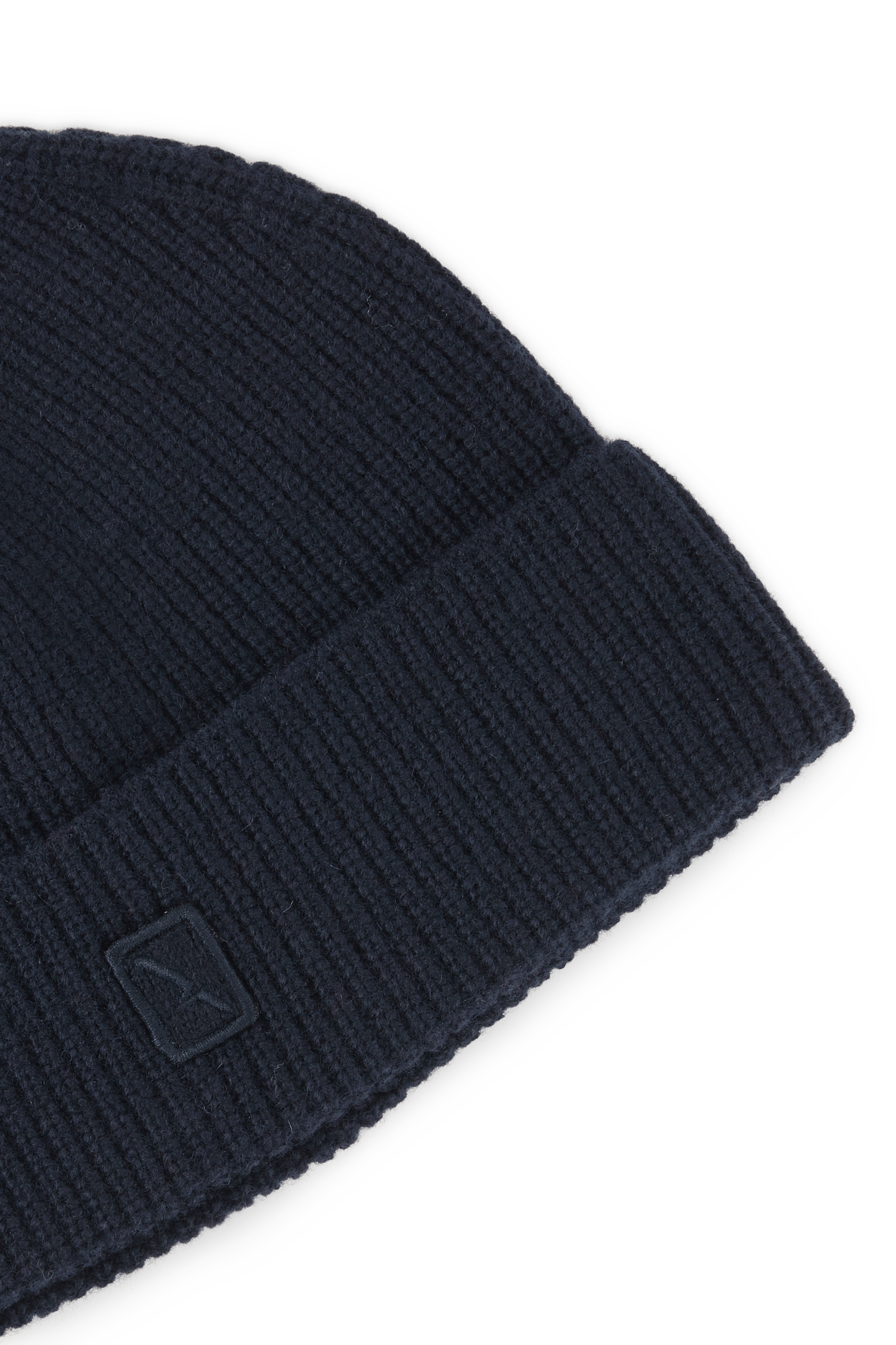 Plain turn-up beanie in a wool blend AIGLE Blue