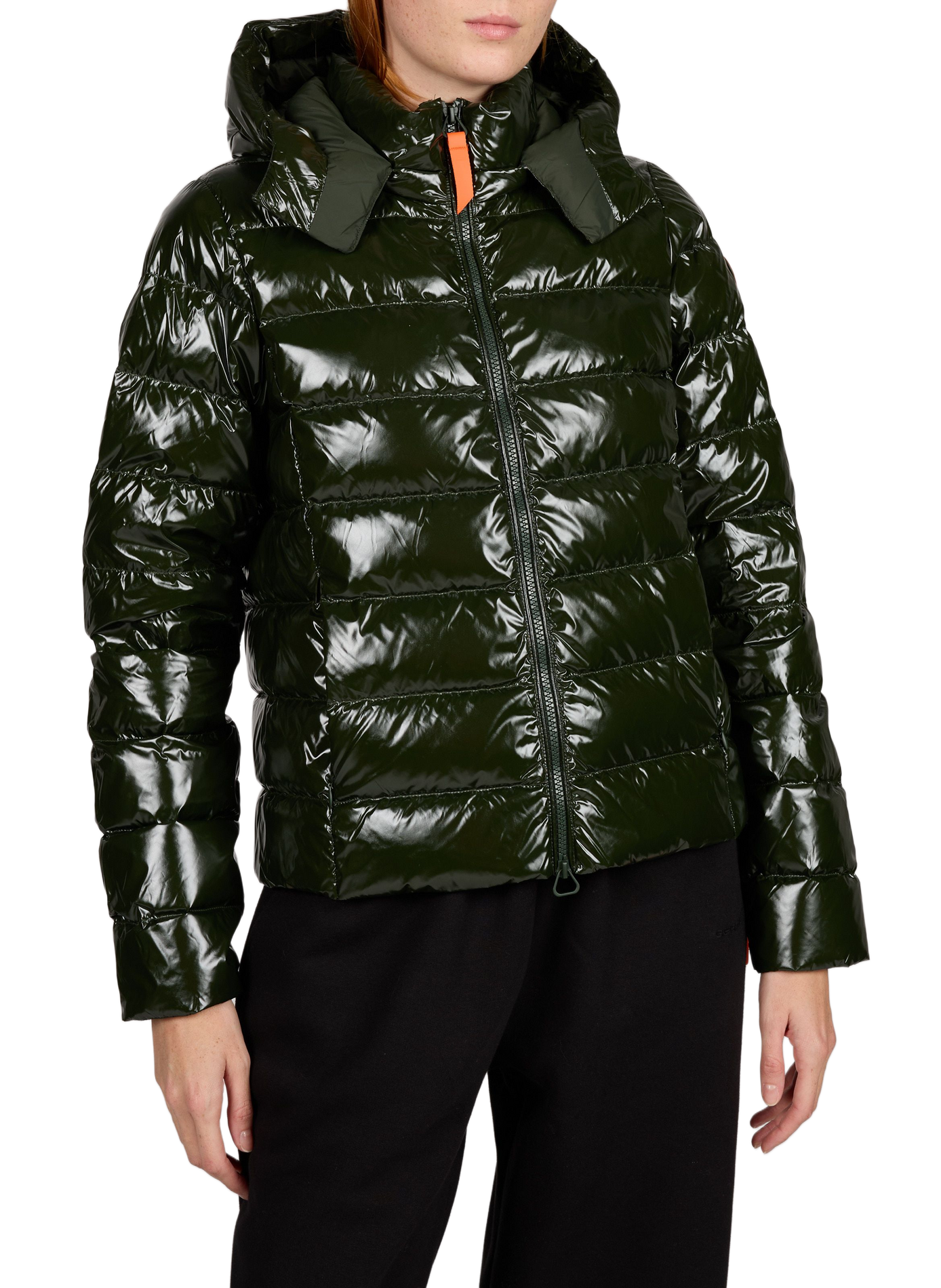 Patent Francebright fitted puffer jacket | Green GERTRUDE Women