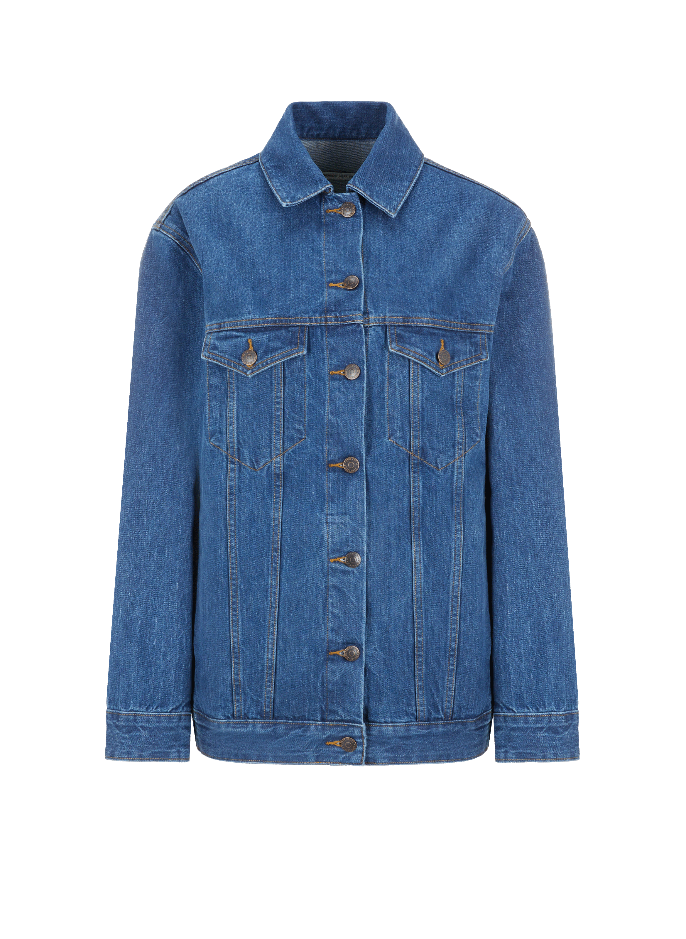 Veste en jean à boutons