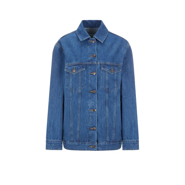 Veste en jean à boutons