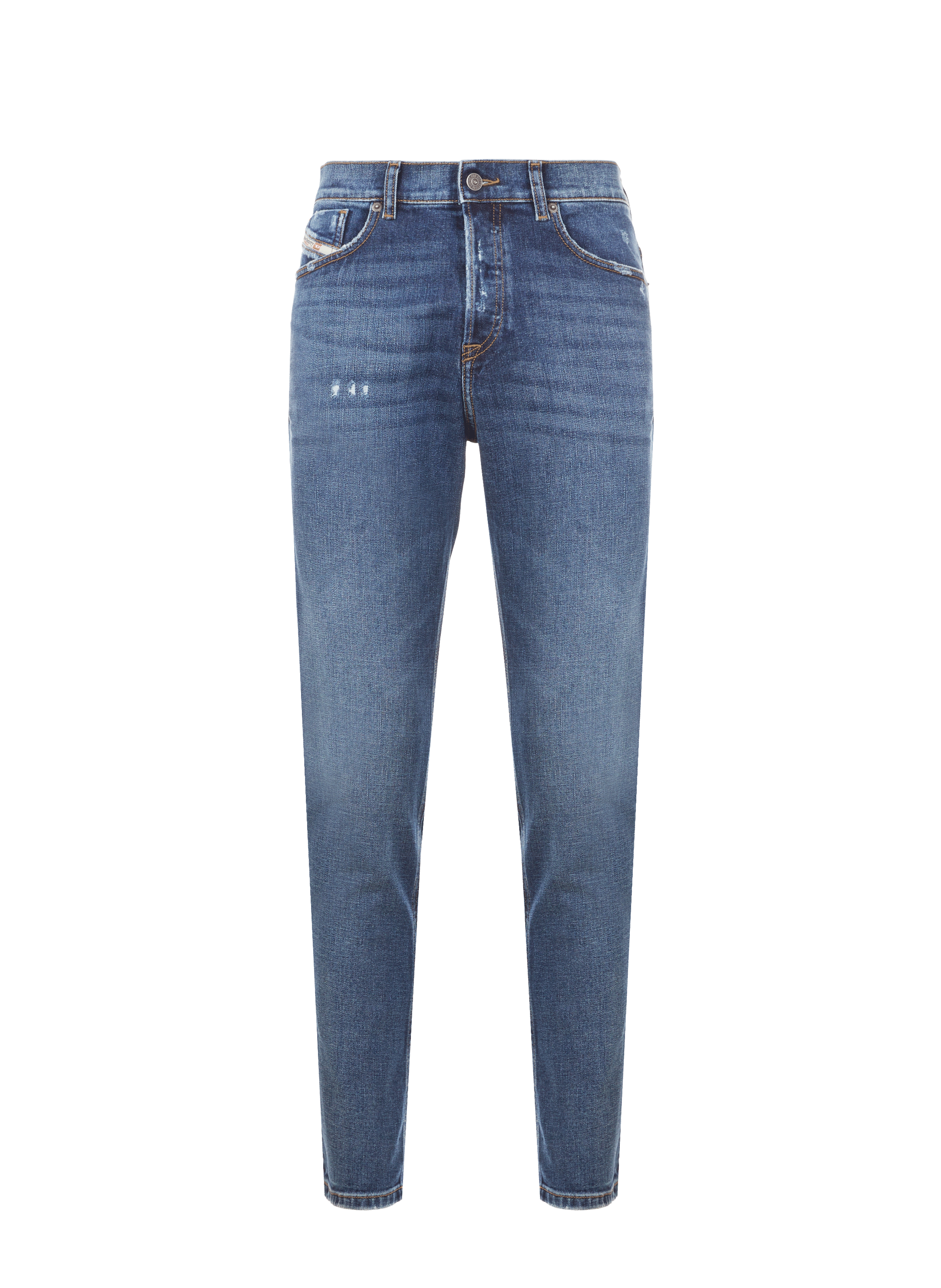 Jean tapered en coton denim