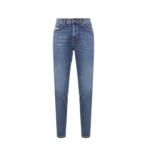 Jean tapered en coton denim