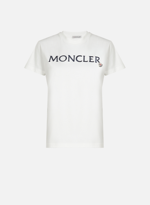 Weißes Logo-T-ShirtMONCLER 