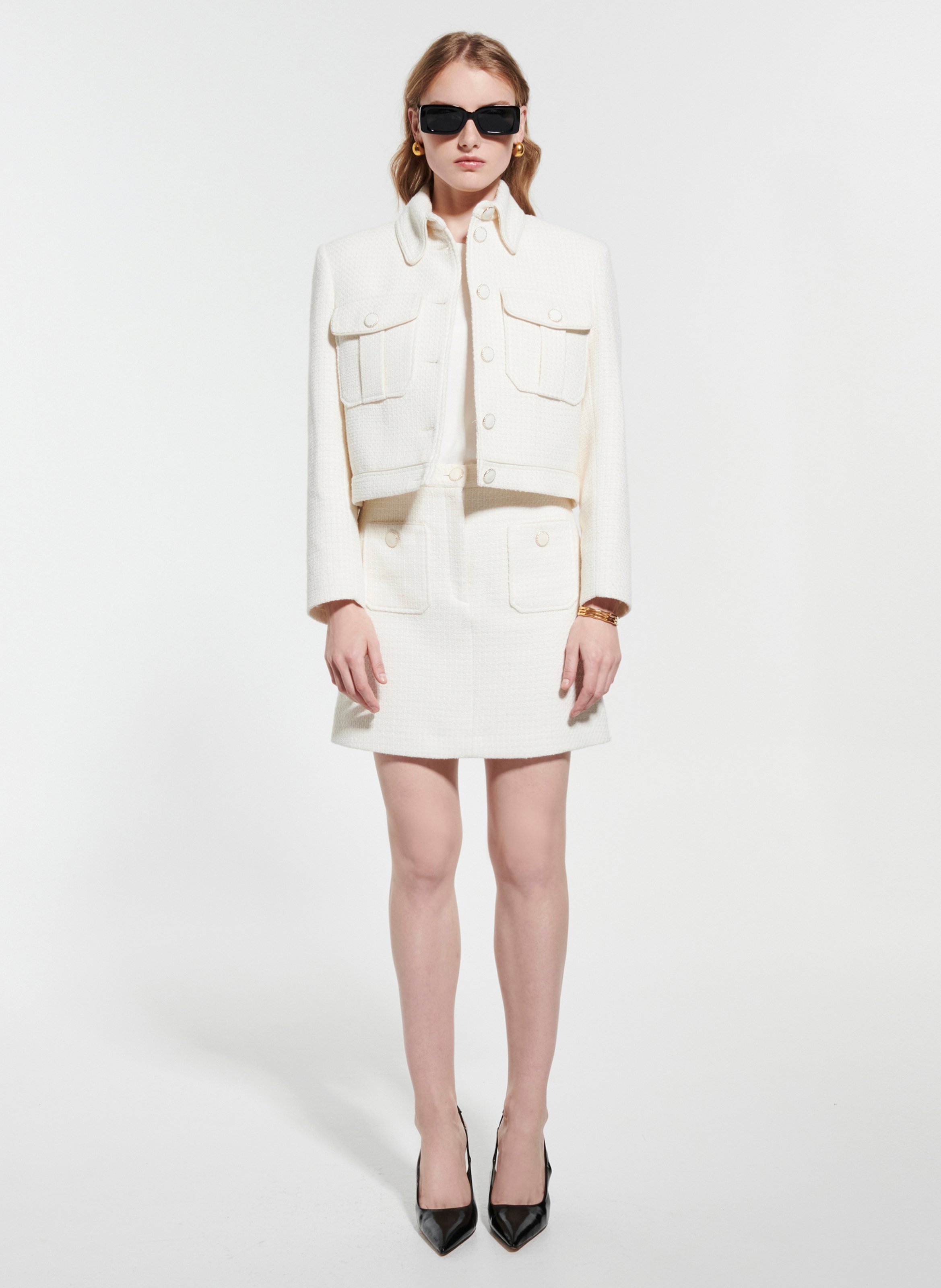 Jupe  jini ZAPA Blanc