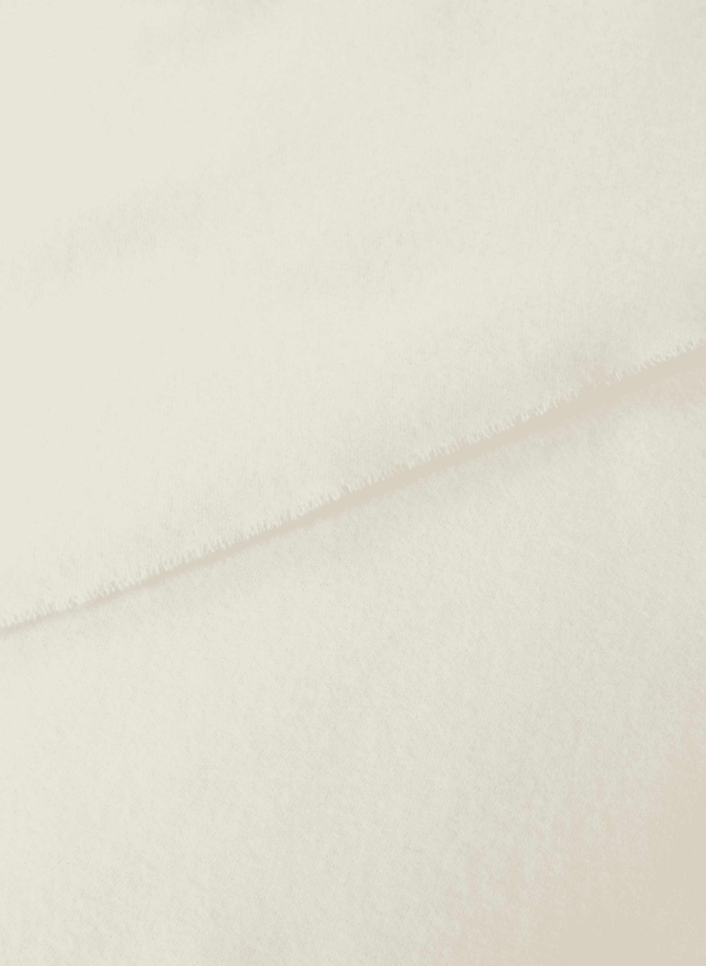 Scarf with a plain and checked appearance Beige