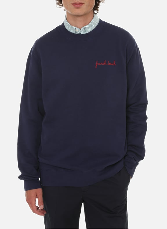 Sweatshirt en coton Bleu by MAISON LABICHE MAISON LABICHE Sweatshirt en coton Bleu