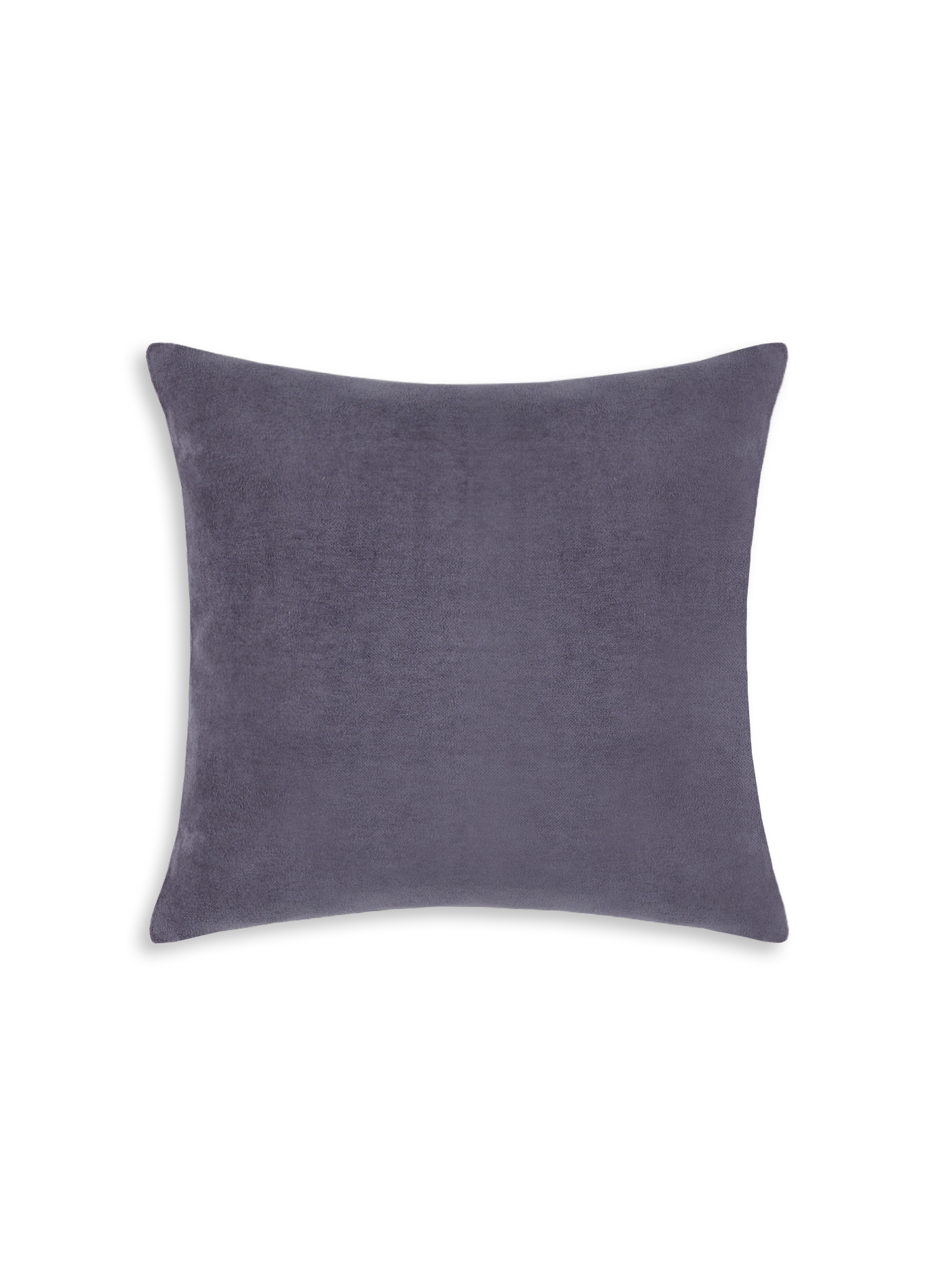 Housse de coussin en velours lisse AU PRINTEMPS PARIS Gris