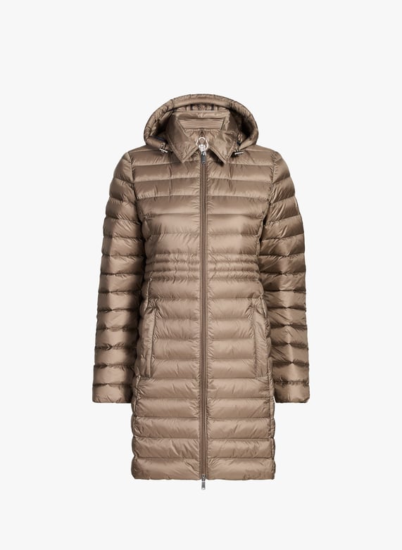 Doudoune longue matelassée | Gris by JOTT Doudoune longue matelassée Gris