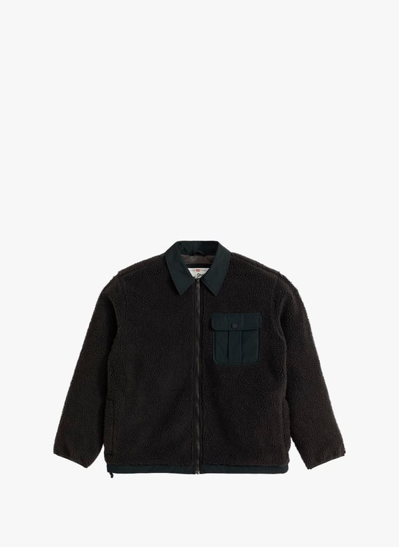 Manteau shearling col classique | Noir by LEVI'S Manteau shearling col classique Noir