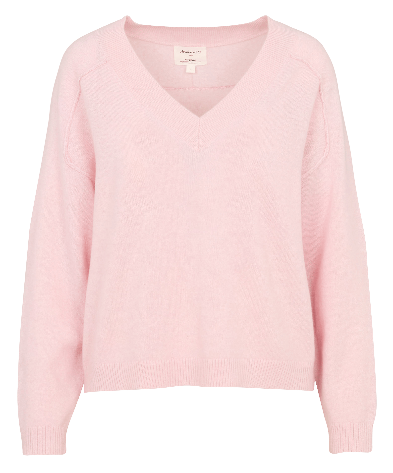 Pull oversize en cachemire bary MAISON 123 Rose