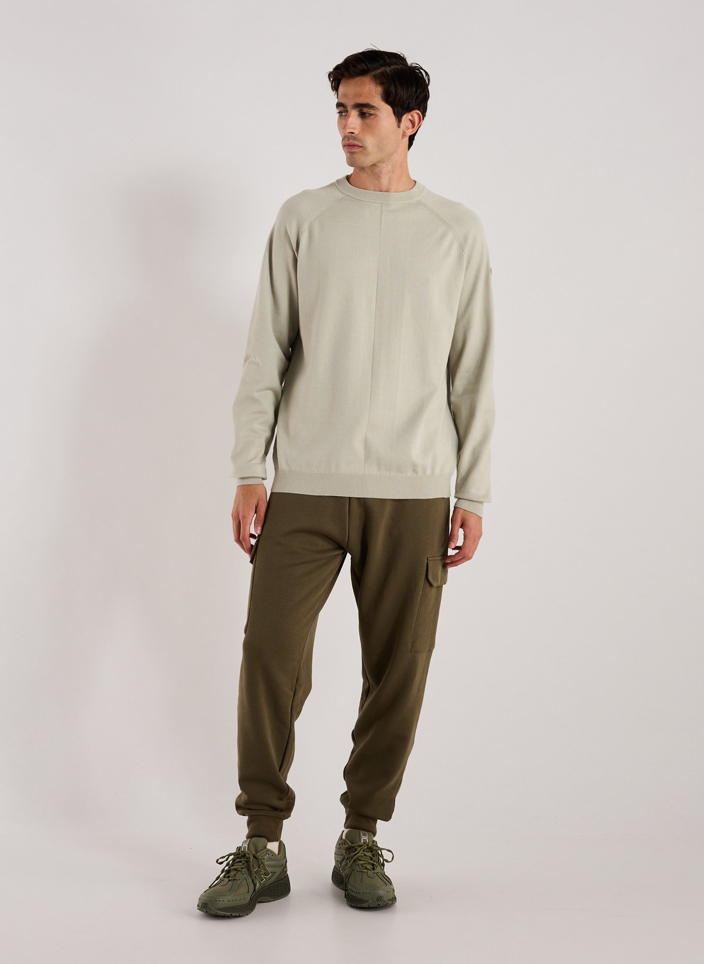 Pull à col rond  GERTRUDE ET GASTON Beige