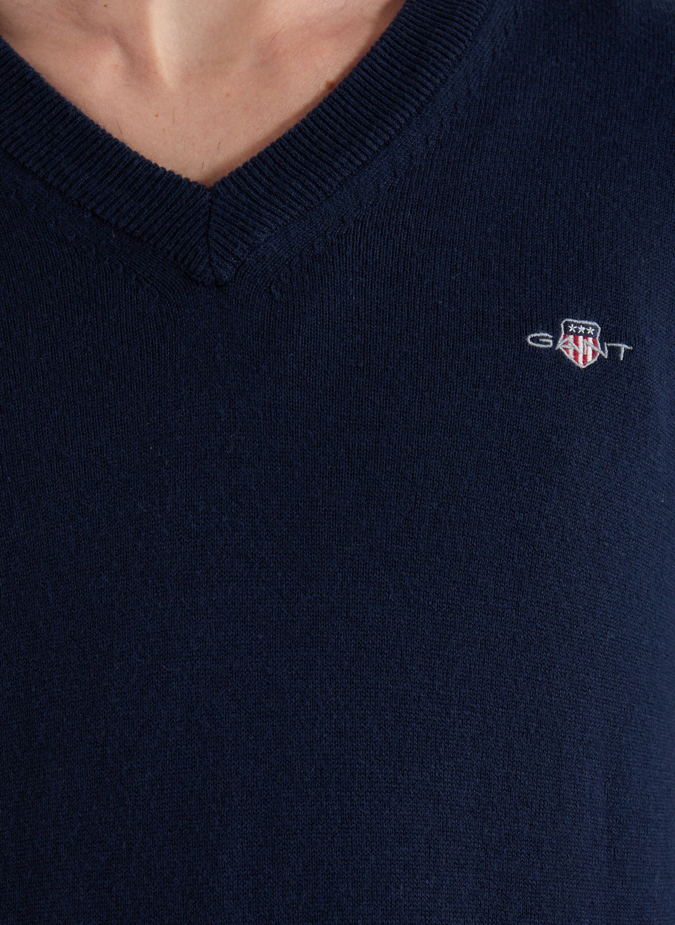 Cotton jumper GANT Blue