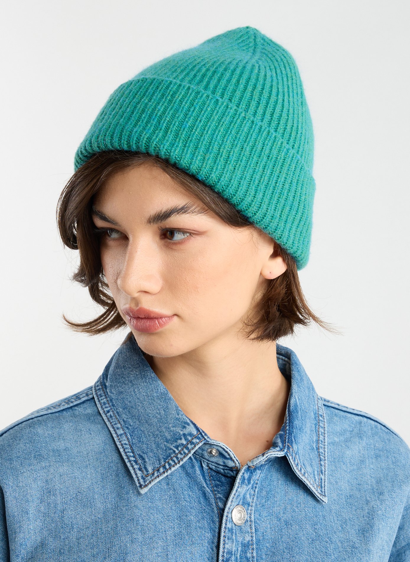 Bonnet Barra en laine MACKIE Vert