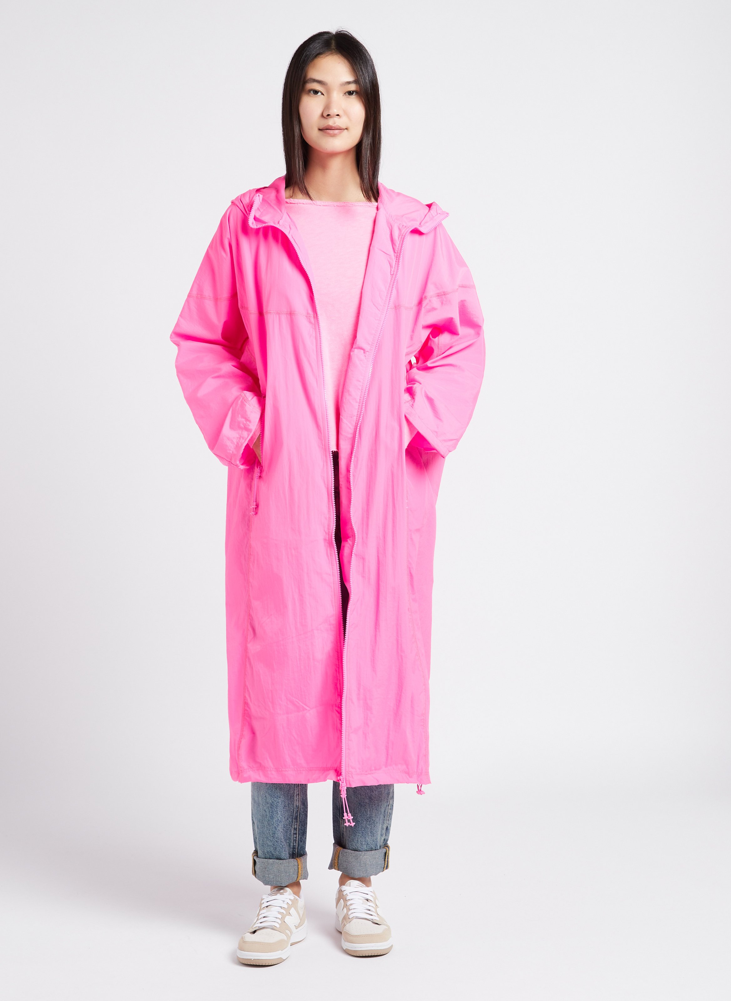 Tee-shirt à col bateau en coton sonoma AMERICAN VINTAGE Rose