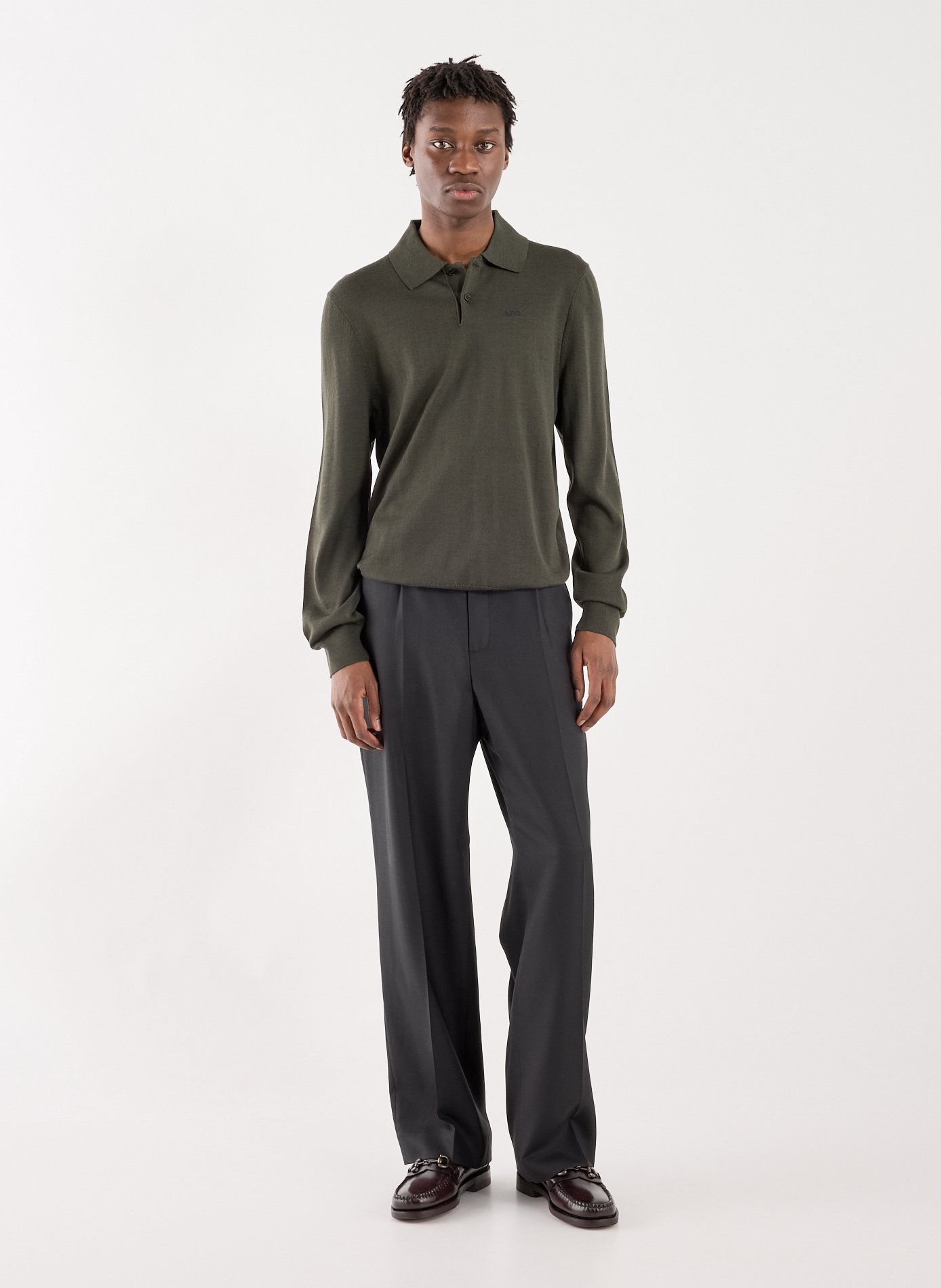 Cropped wool trousers OUR LEGACY Black