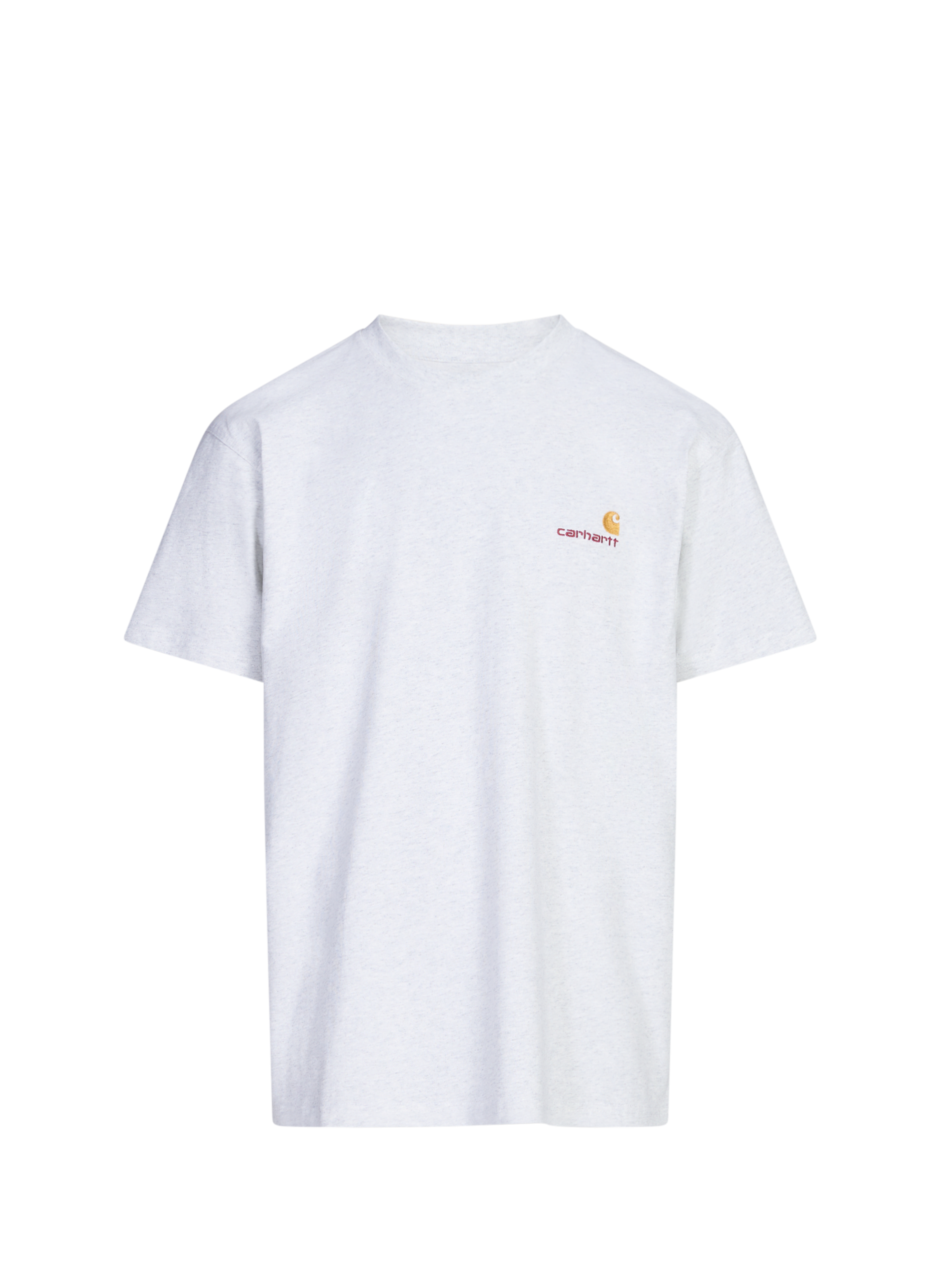 CARHARTT WIP American Script cotton T-shirt Grey