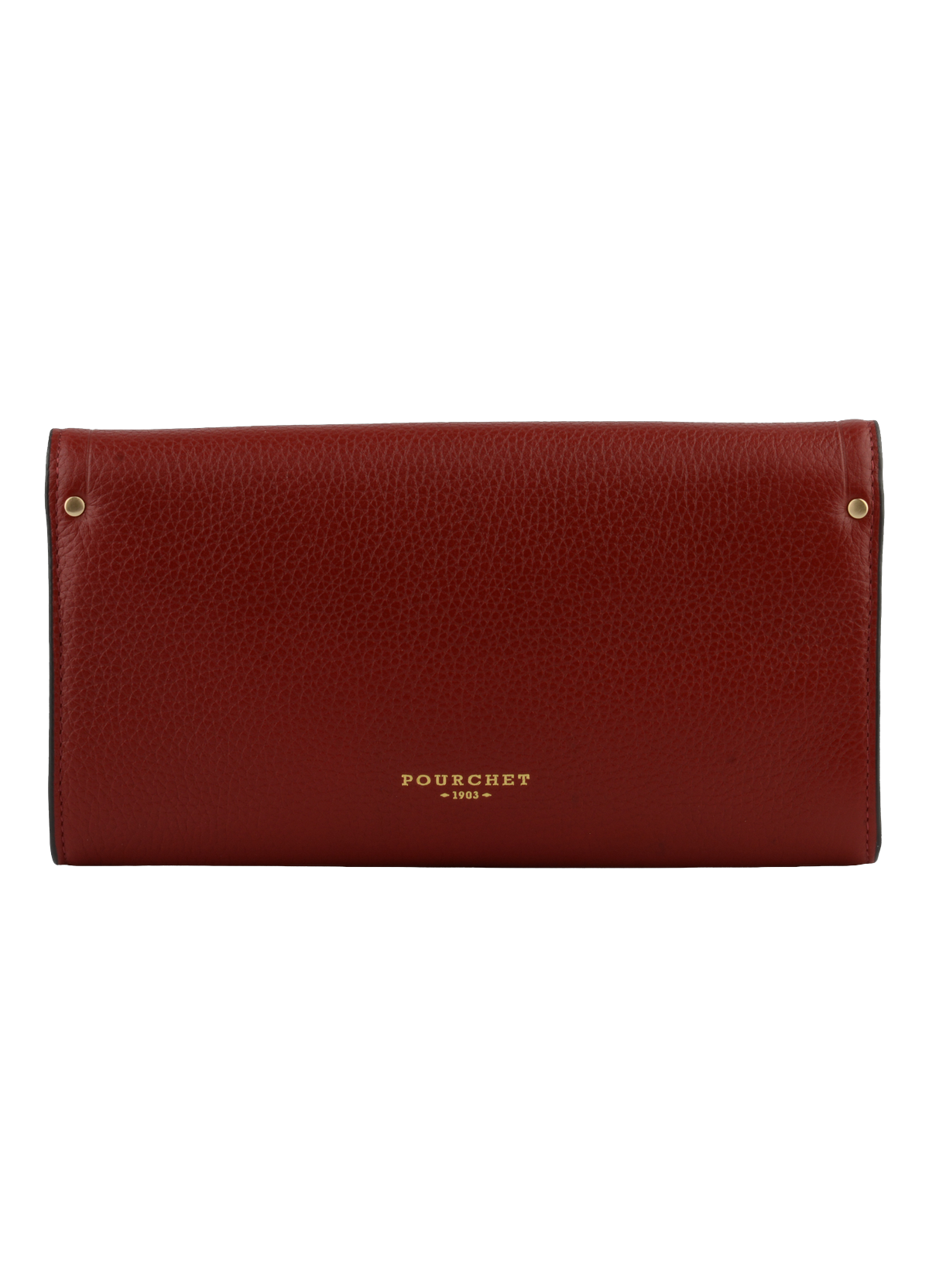 Sèvres | Pochette en cuir de vachette POURCHET Rouge