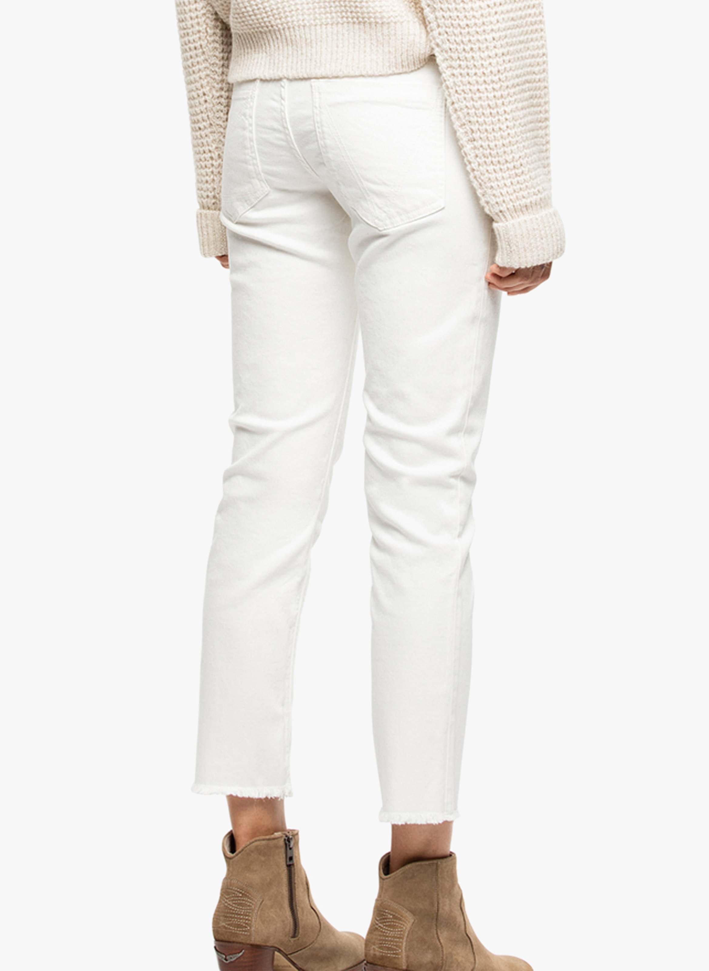 Jean slim en coton mélangé ava ZADIG&VOLTAIRE Blanc