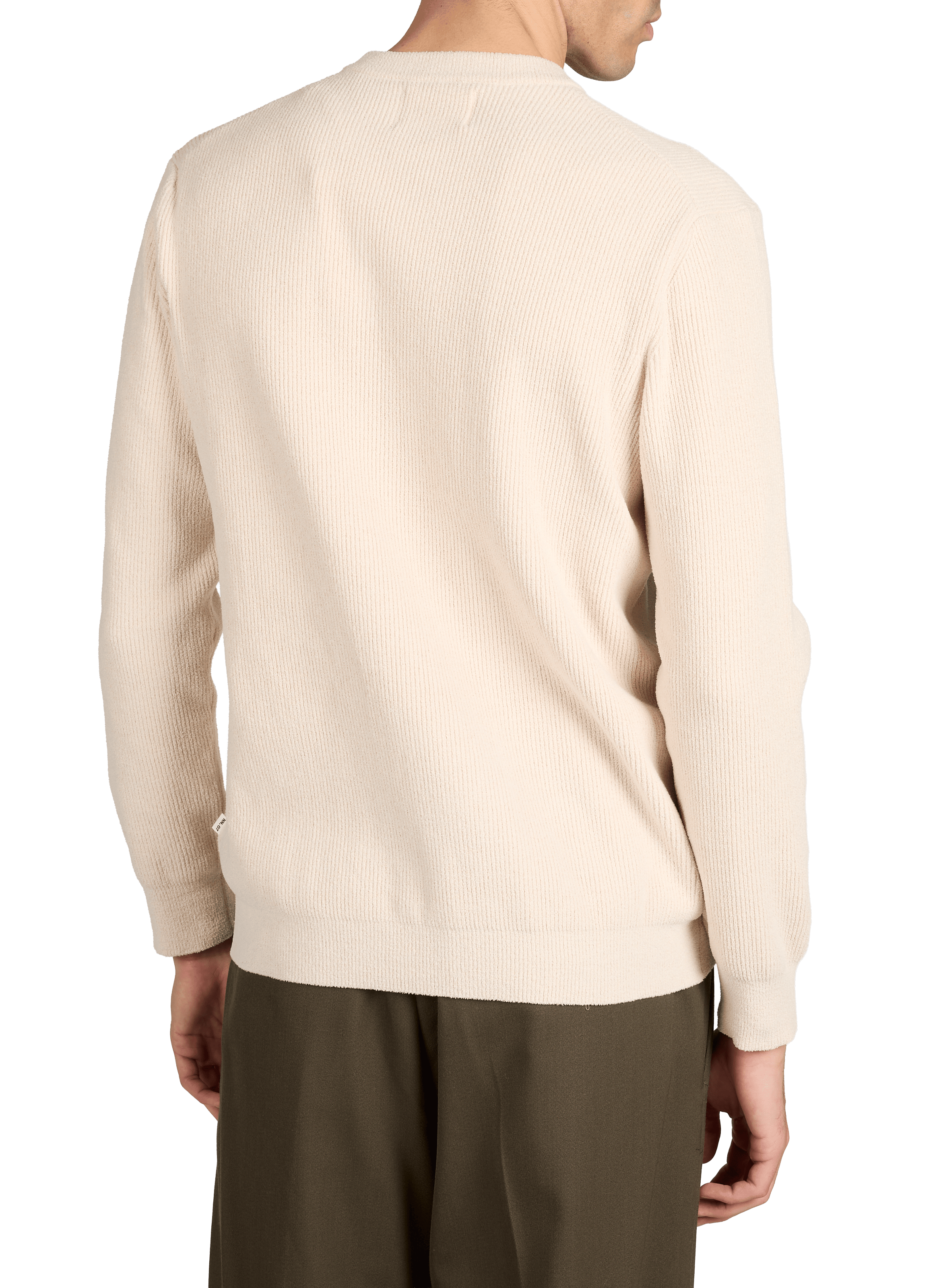 Pull droit Danny côtelé NN.07 Beige