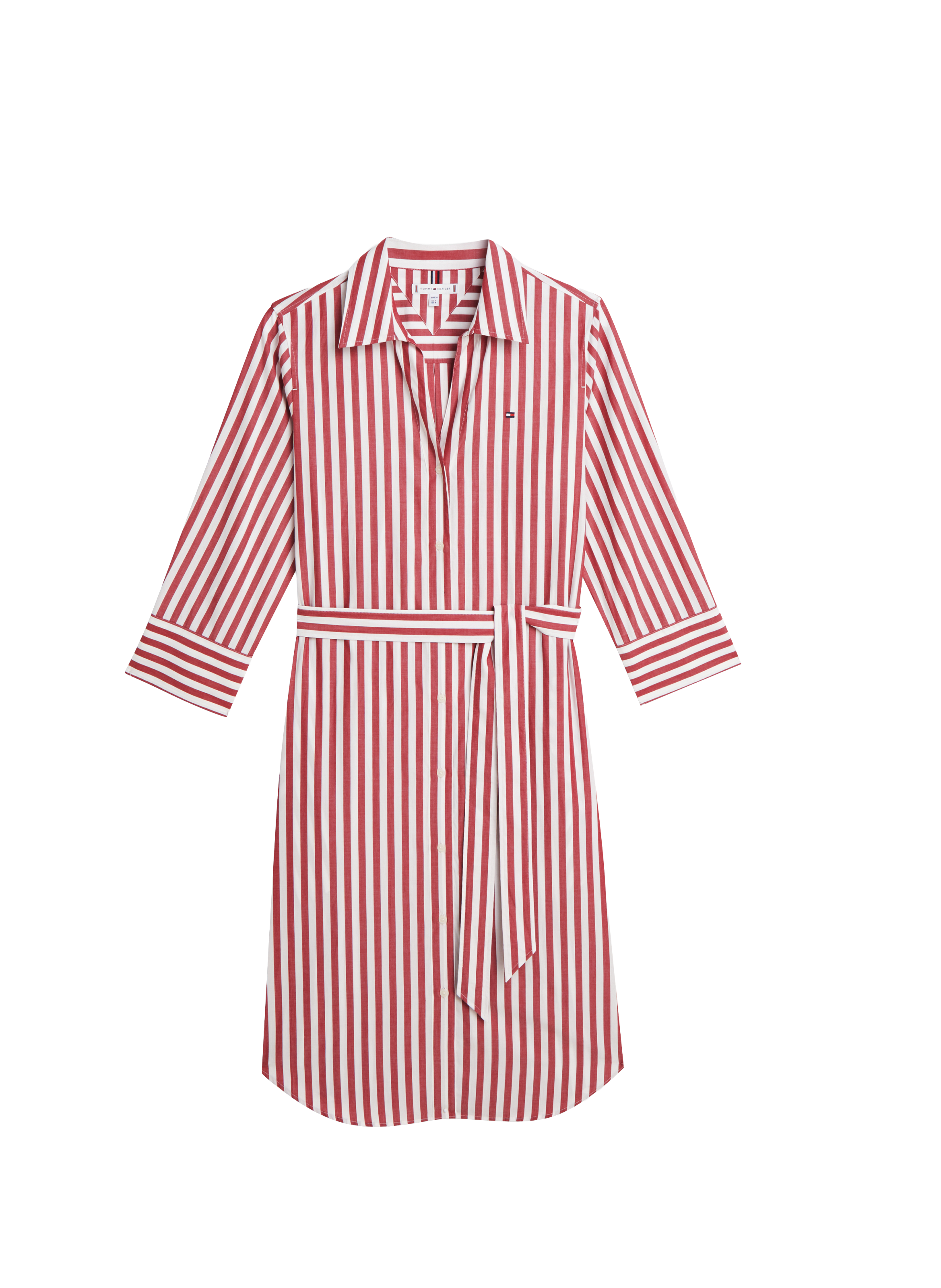 Striped cotton midi dress  TOMMY HILFIGER Multicolour