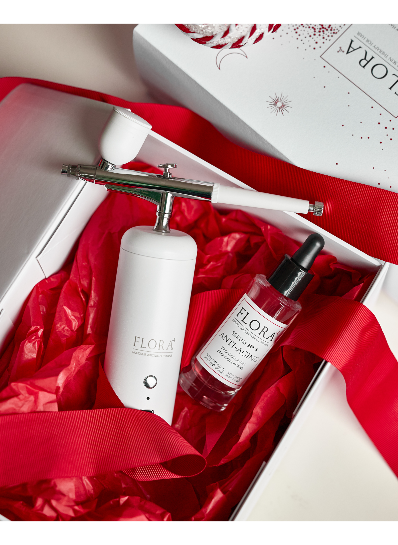 Flora Signature Oxygen Routine - Nano Oxygen Device + Anti-Aging FLORA No color