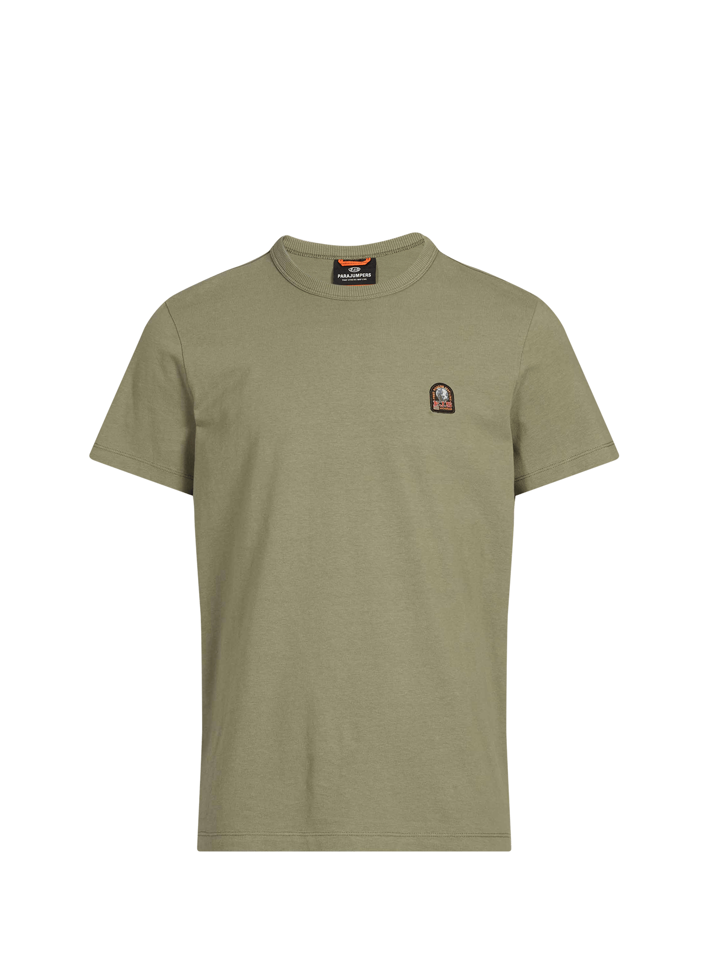 Round-neck cotton Elio T-shirt PARAJUMPERS Khaki