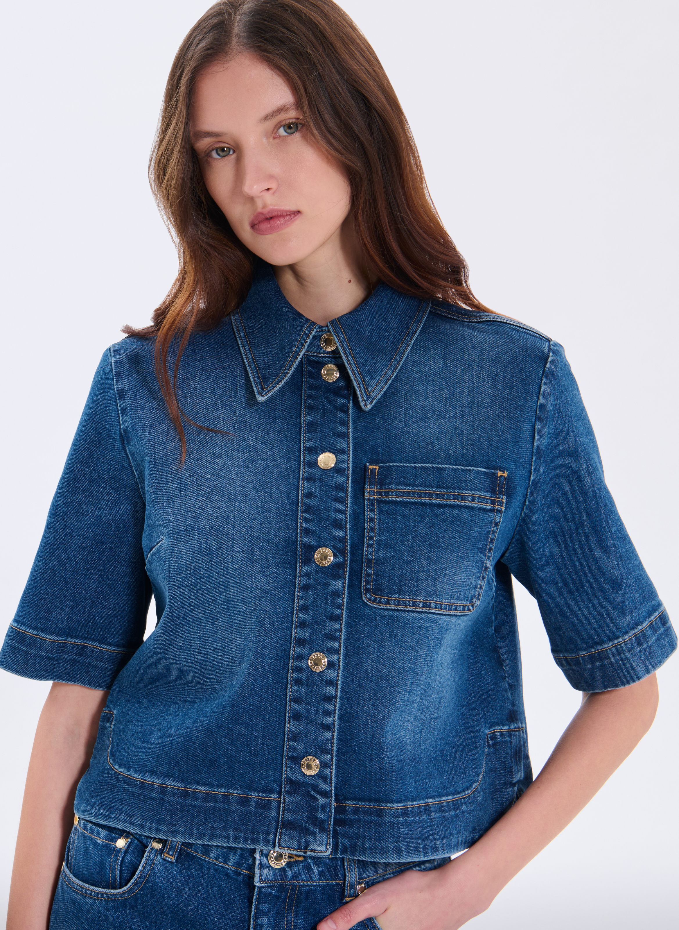 Top  celina ZAPA Bleu