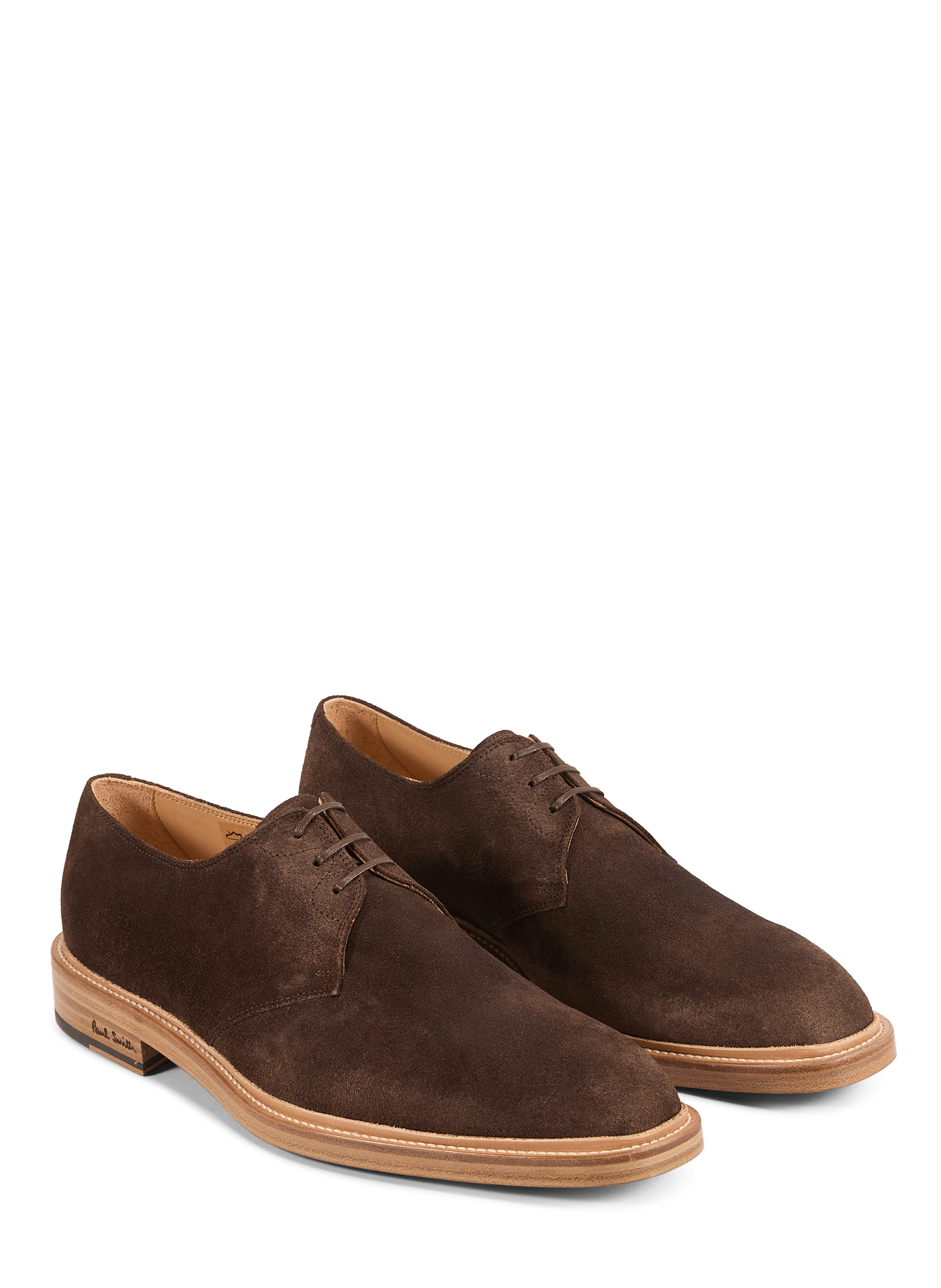 Sheridan derbies in suede calf leather PAUL SMITH Brown