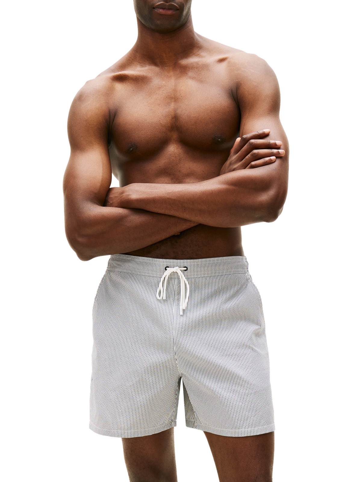 Short de bain rayé  TOMMY HILFIGER Bleu