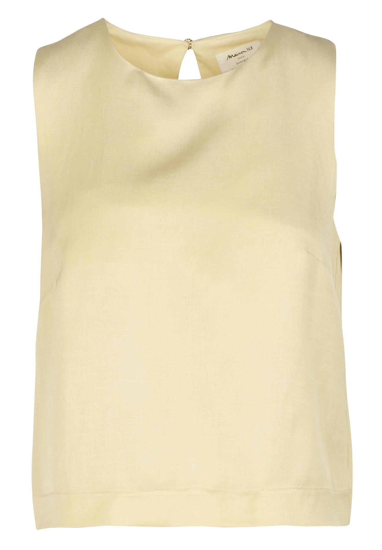 Top col rond david MAISON 123 Jaune