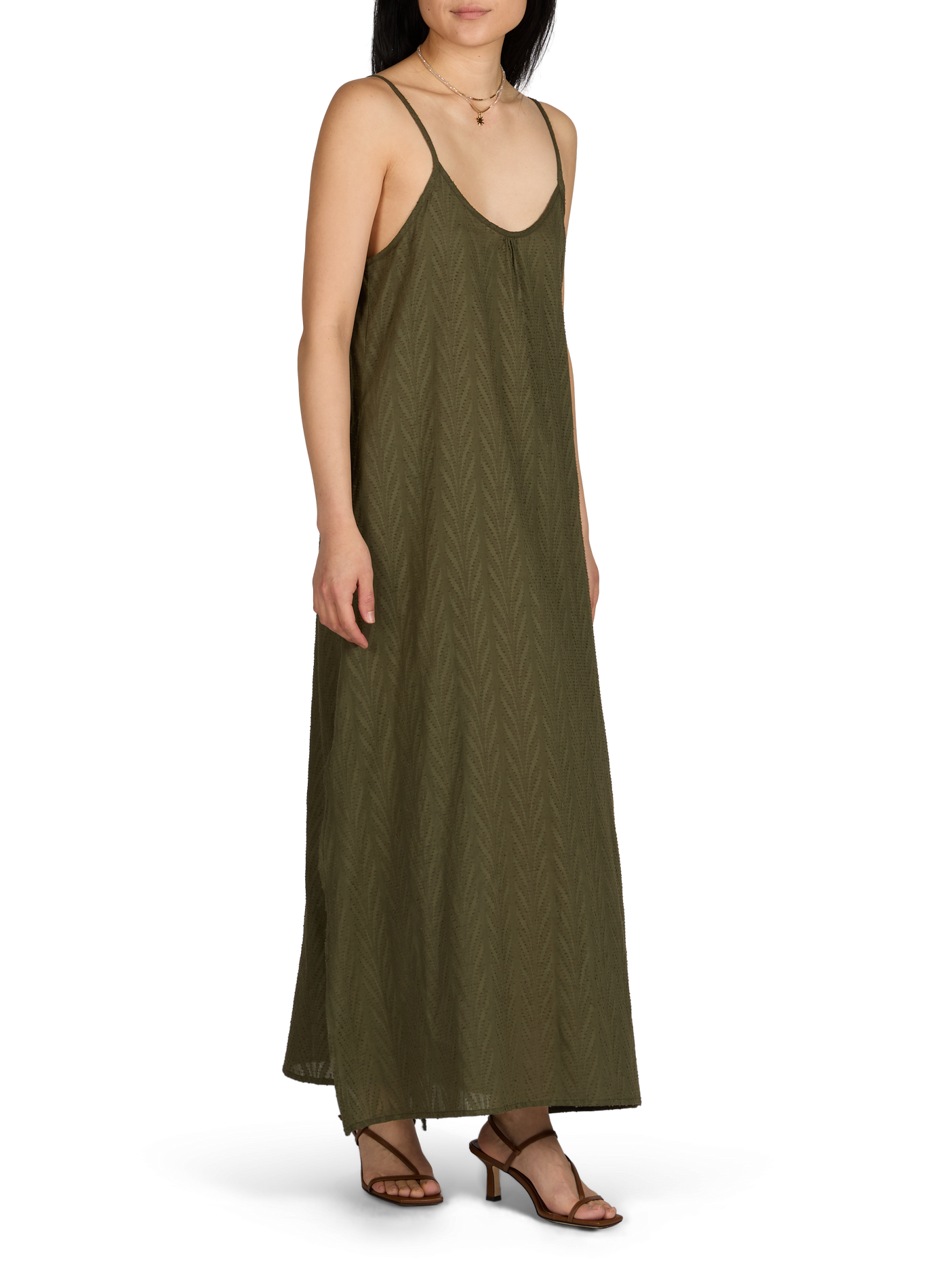 Cotton beach dress GRAIN DE SABLE Khaki
