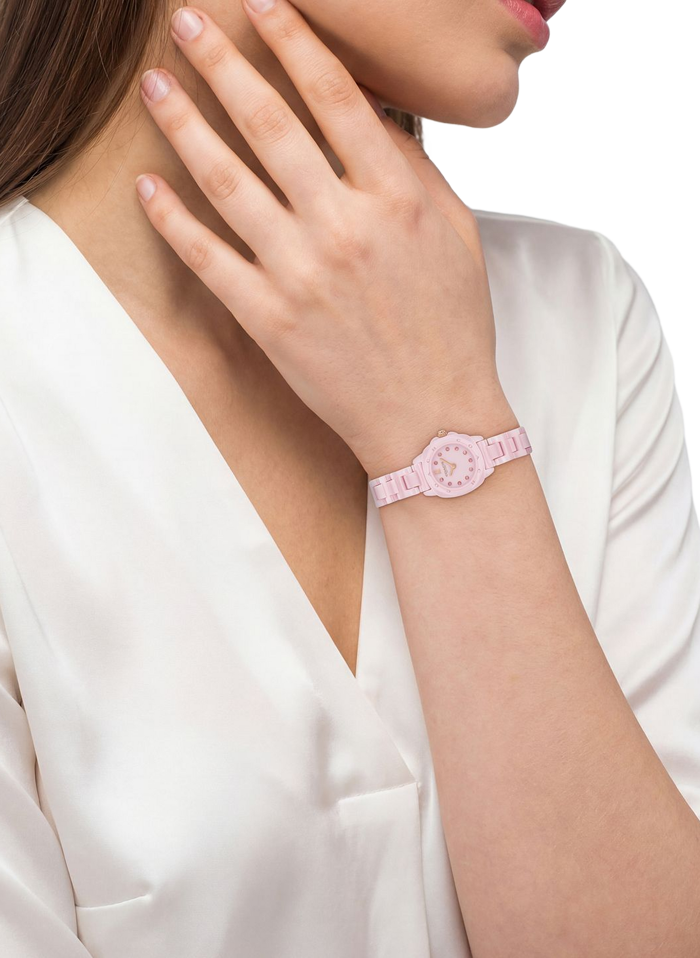 Montre quartz Kitt en céramique COACH MONTRES Rose